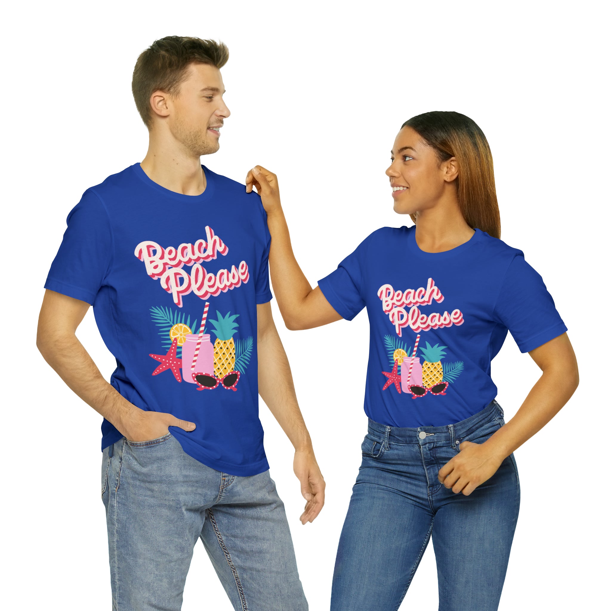 Beach Please Unisex Jersey Short Sleeve Tee