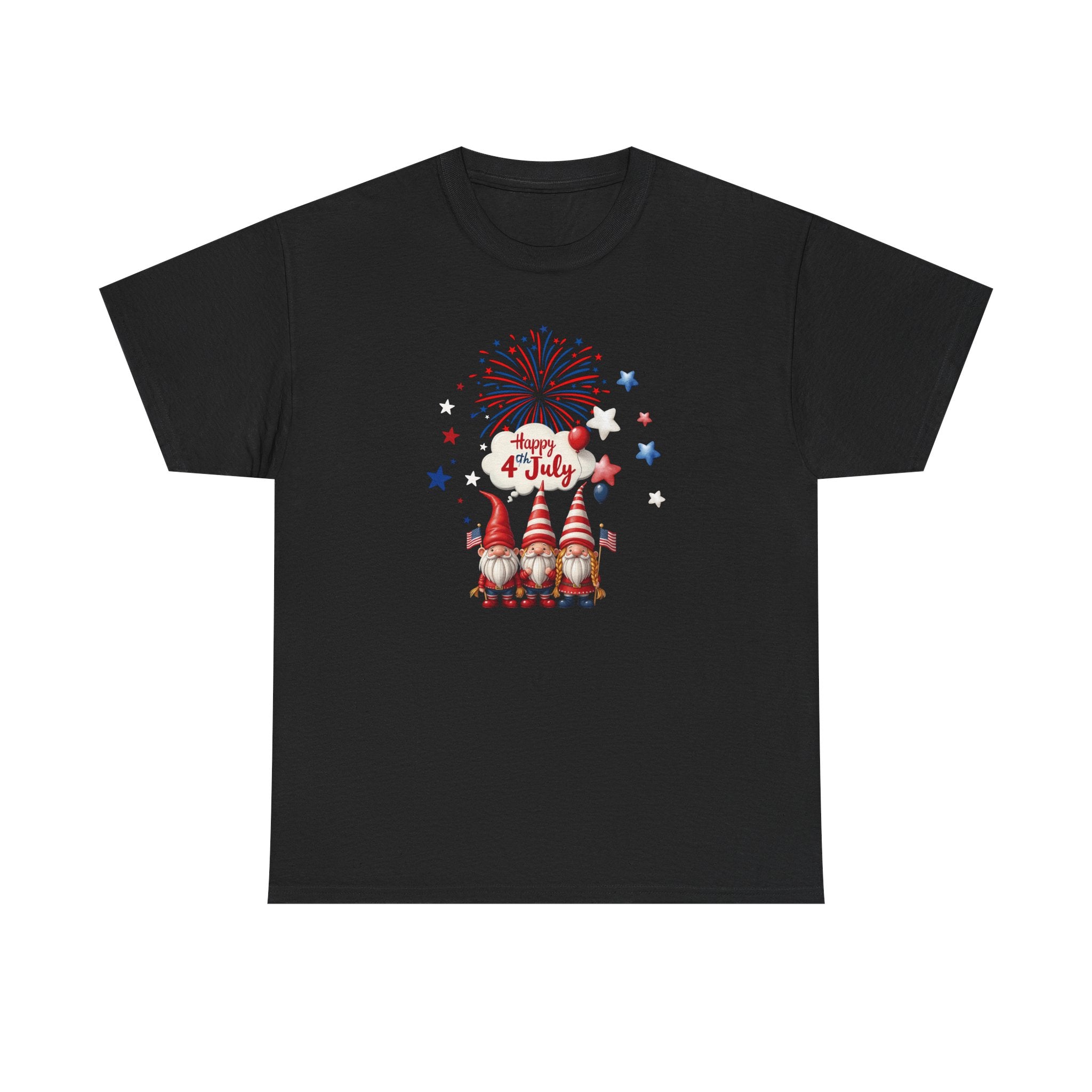 Gnome 4th of July Unisex Heavy Common Tee