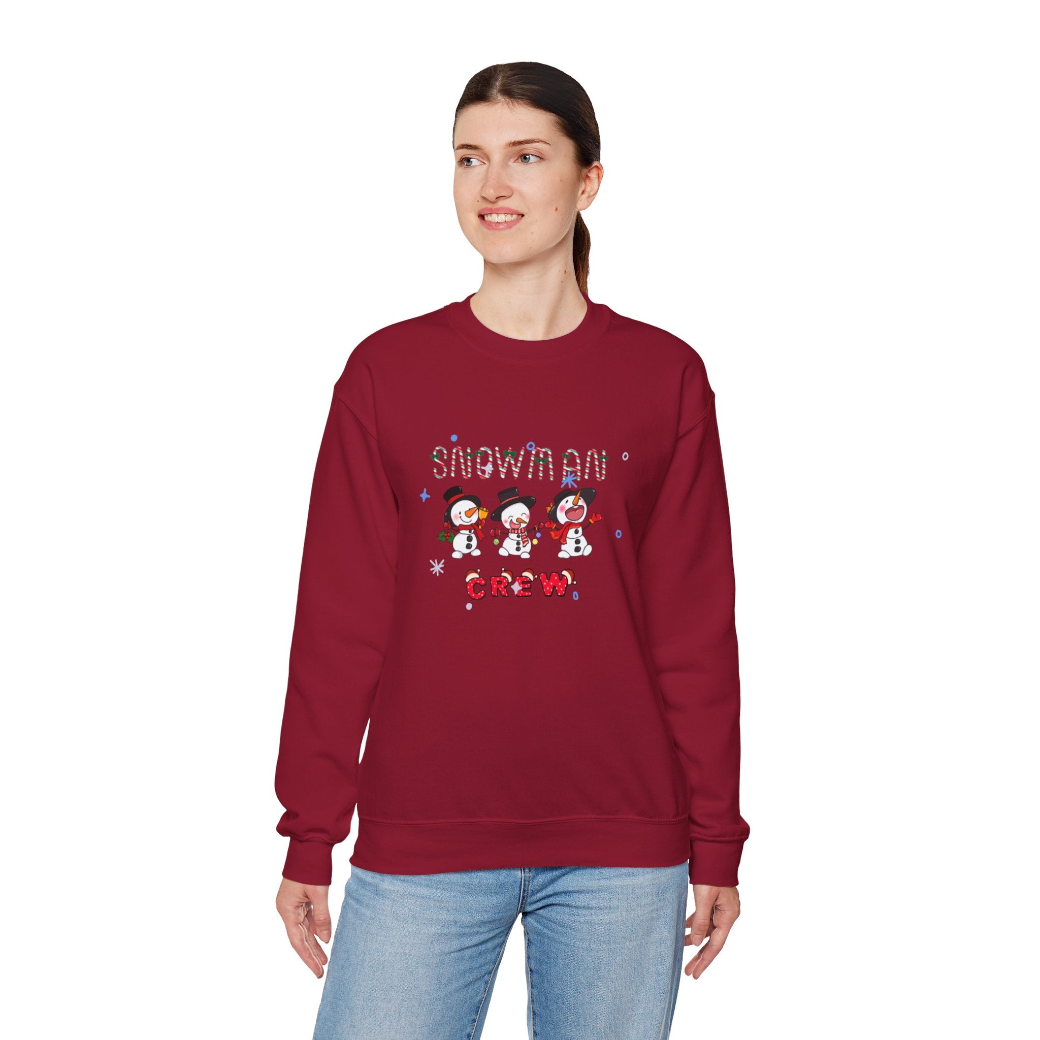 Snowman Crew Unisex Heavy Blend™ Crewneck Sweatshirt