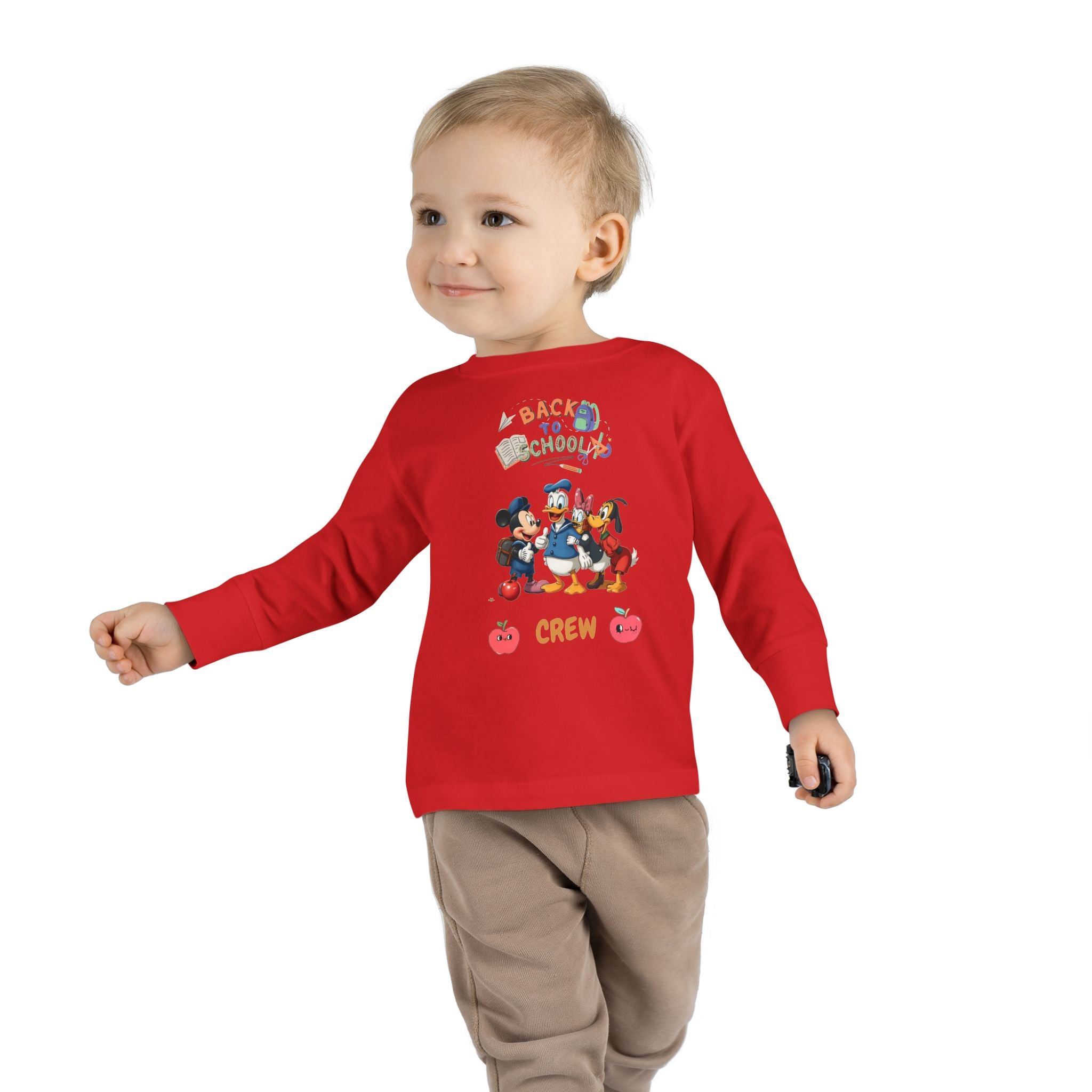 Back to School Crew Toddler Long Sleeve Tee