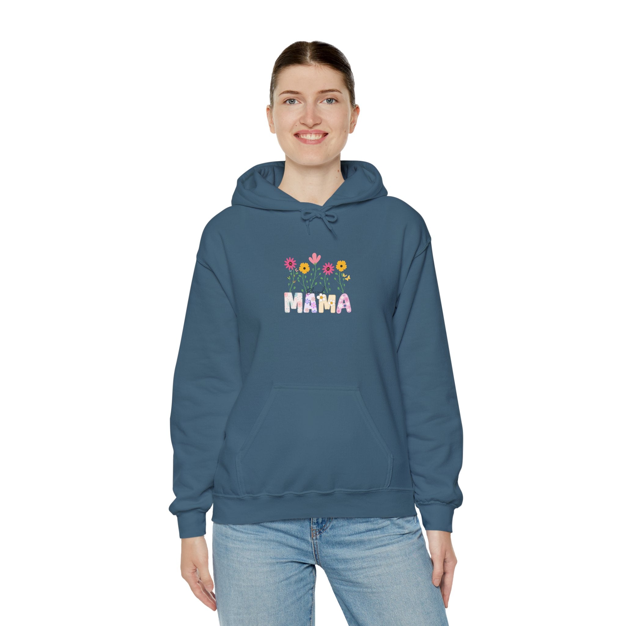 Blessed Mama Sweatshirt Cozy Unisex Heavy Blend™