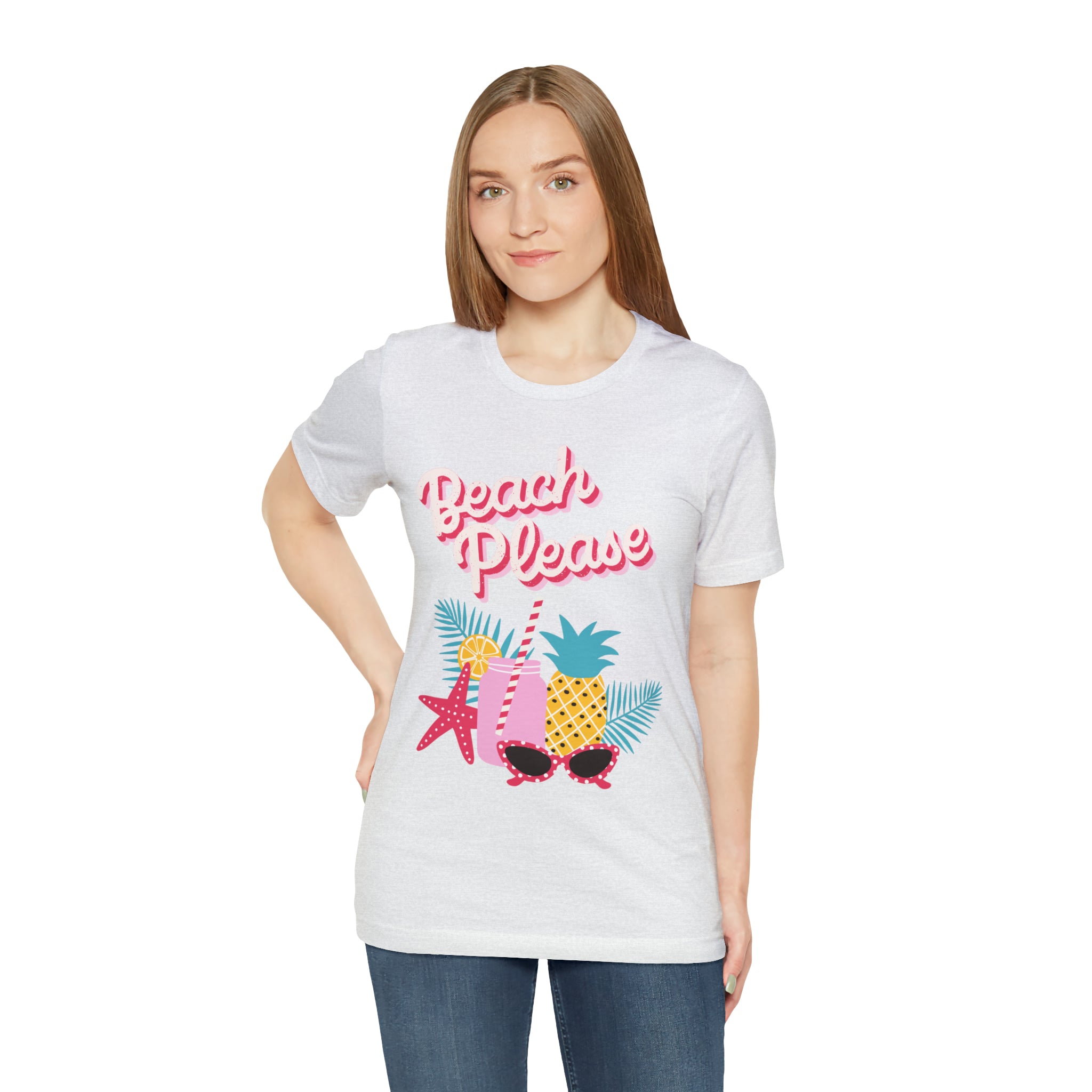 Beach Please Unisex Jersey Short Sleeve Tee