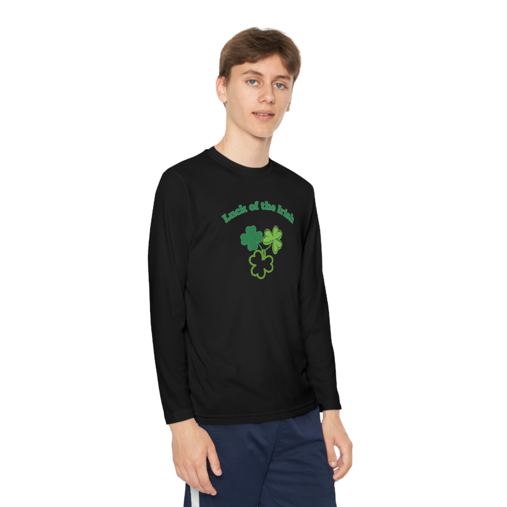 Luck Of The Irish Youth Long Sleeve Competitor Tee