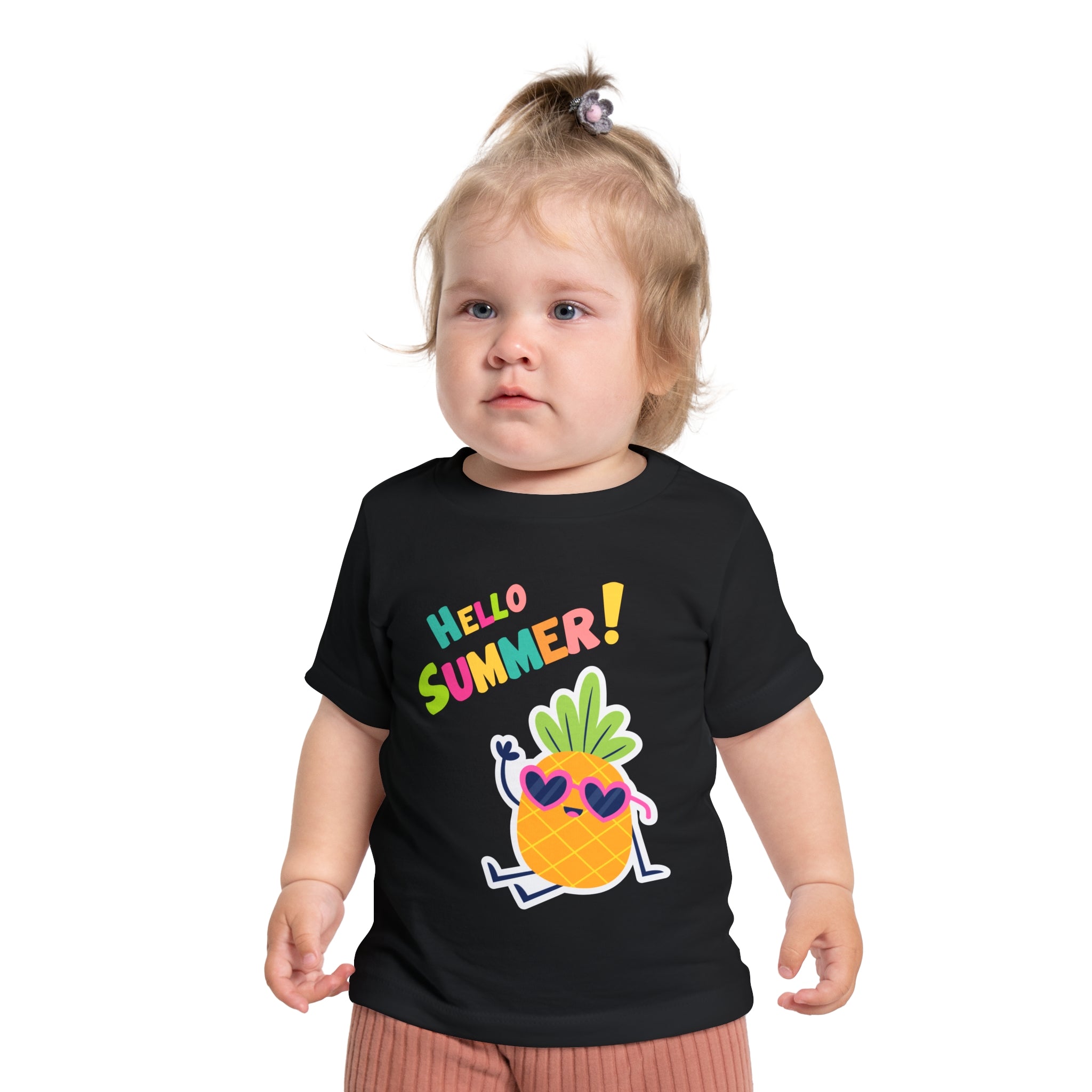 Hello Pineapple Summer Baby Short Sleeve T-Shirt