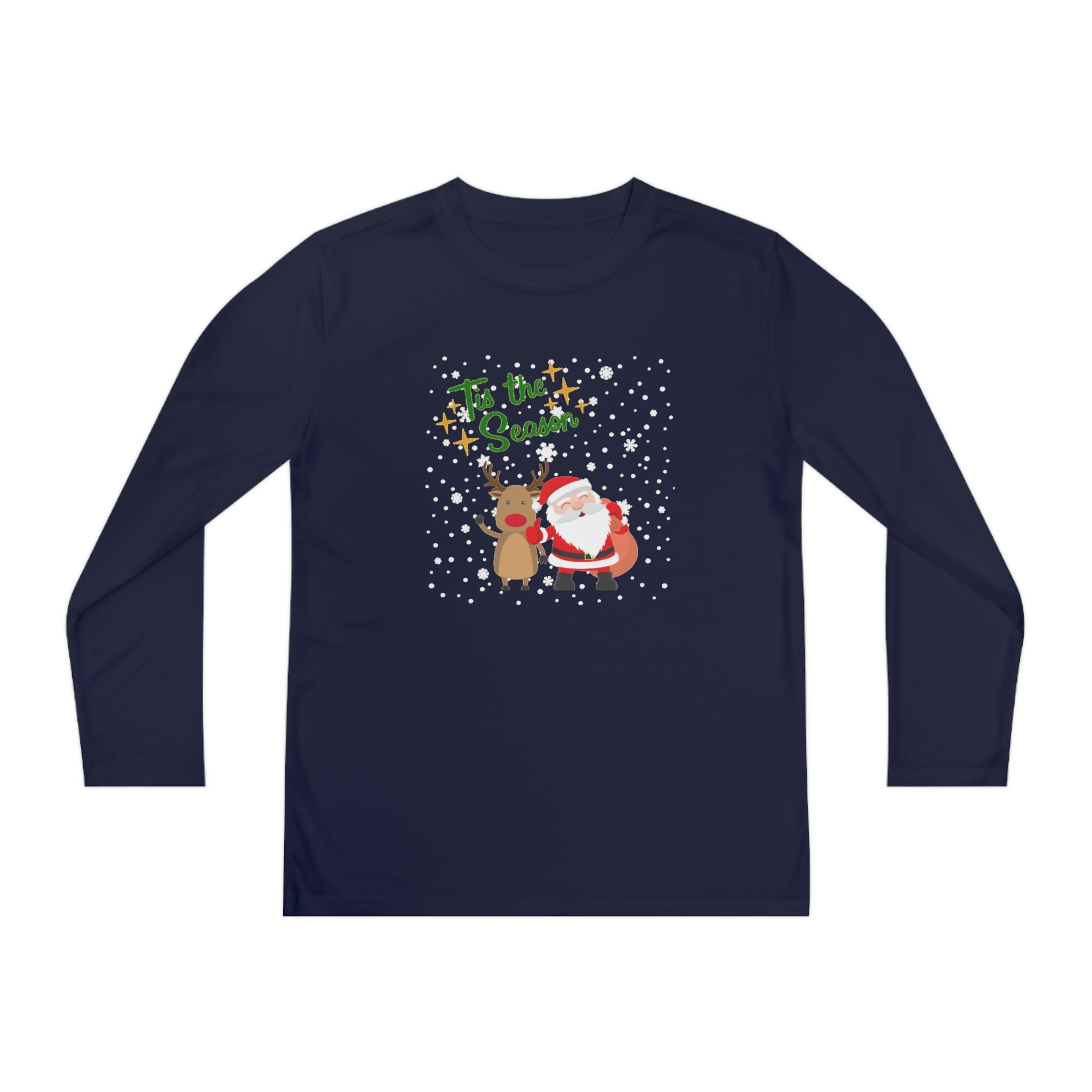 Tis The Season Youth Long Sleeve Competitor Tee