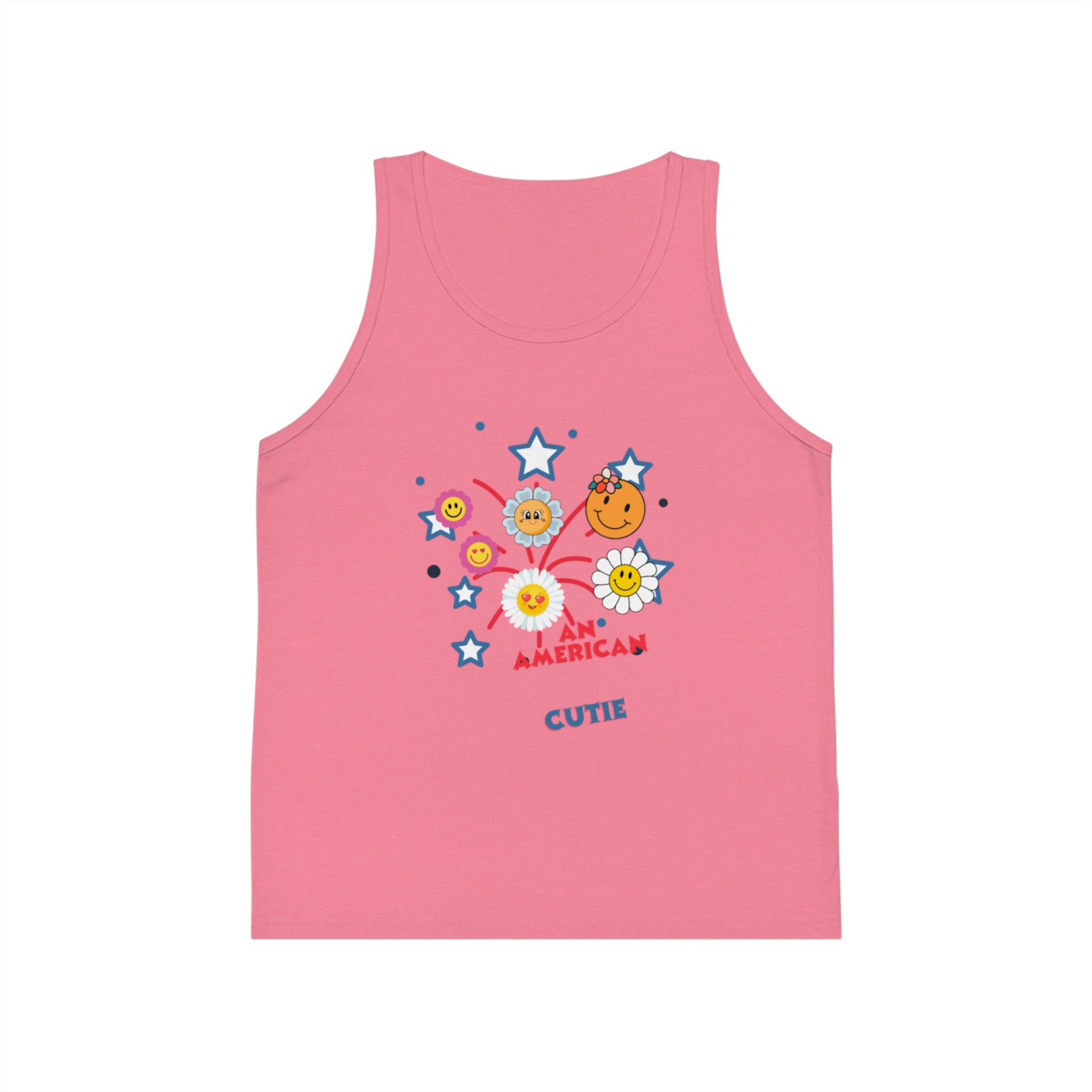 An American Cutie Kid's Jersey Tank Top