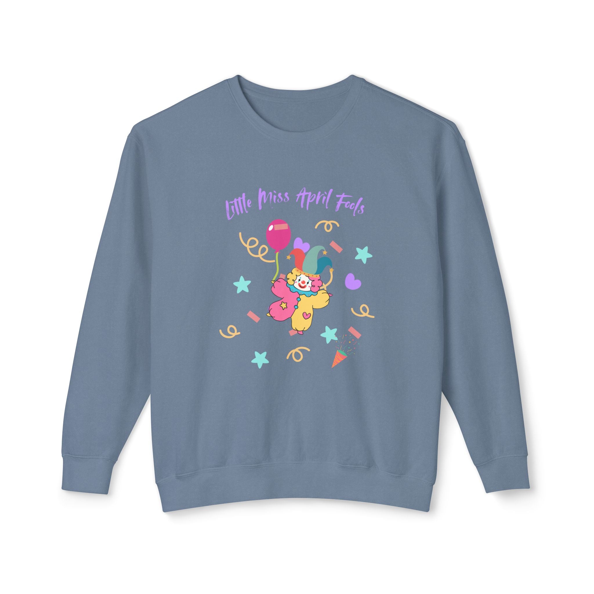Little Miss April Fool's Day Lightweight Crewneck Sweatshirt
