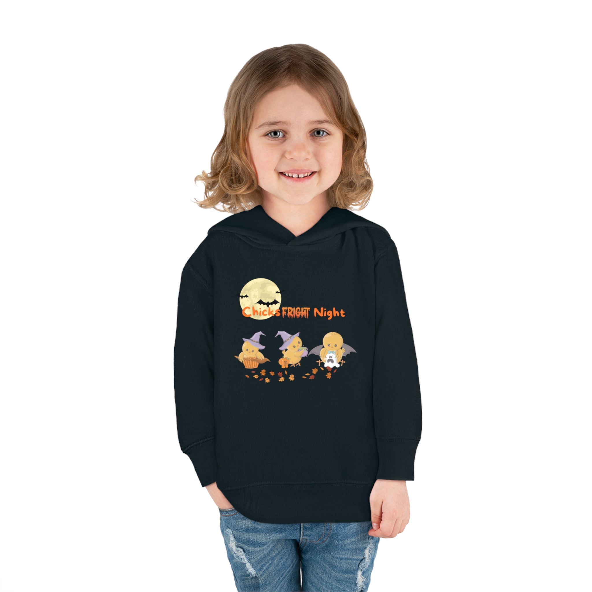 Chicks Fright Night Toddler Pullover Fleece Hoodie