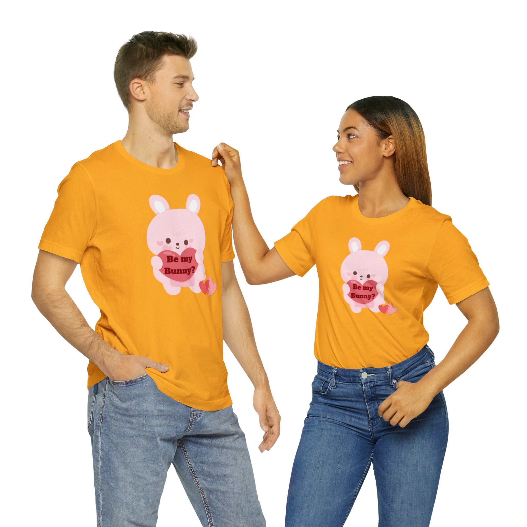 V-Day BunnyUnisex Jersey Short Sleeve Tee