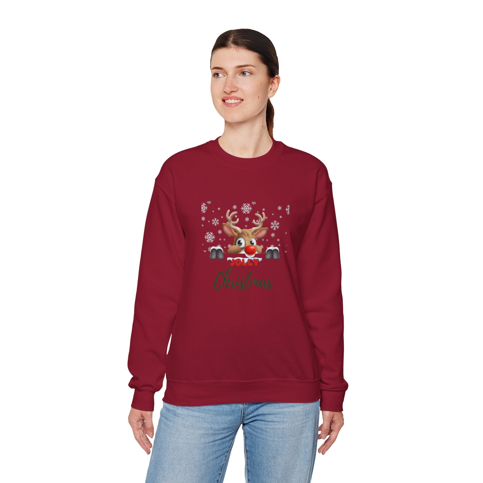 Jolly Christmas Unisex Heavy Blend™ Crewneck Sweatshirt