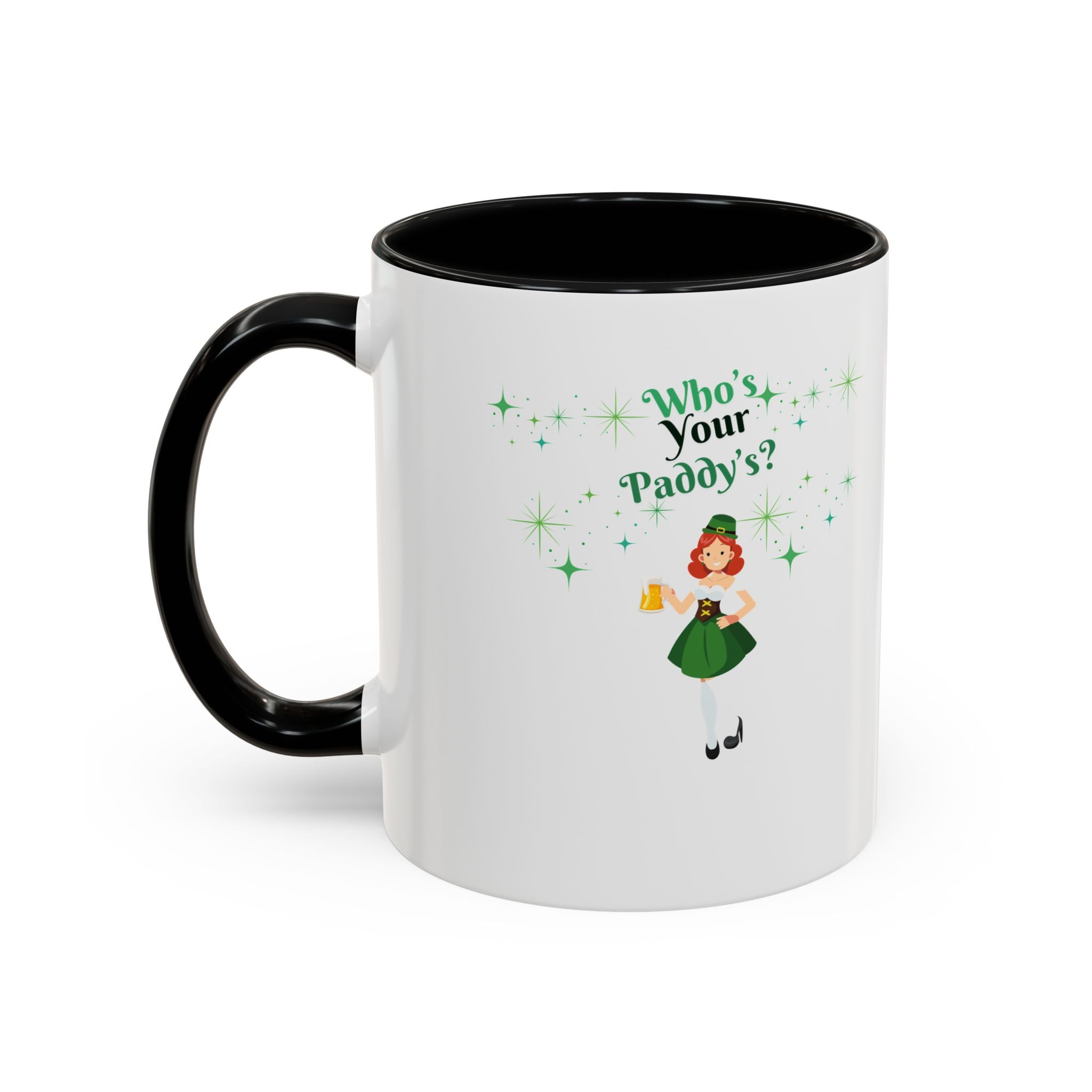Who's Your Paddy's? Accent Coffee Mug