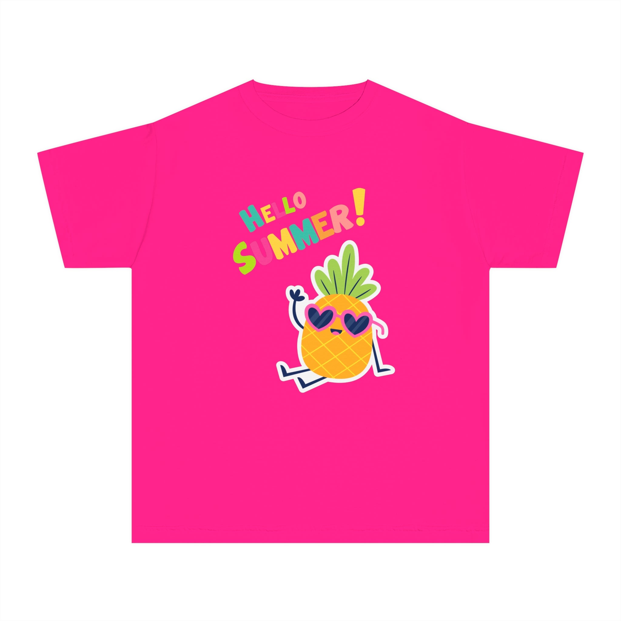 Hello Pineapple Summer Youth Midweight Tee