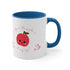 You Are The Apple Of My Eyes Accent Coffee Mug, 11oz