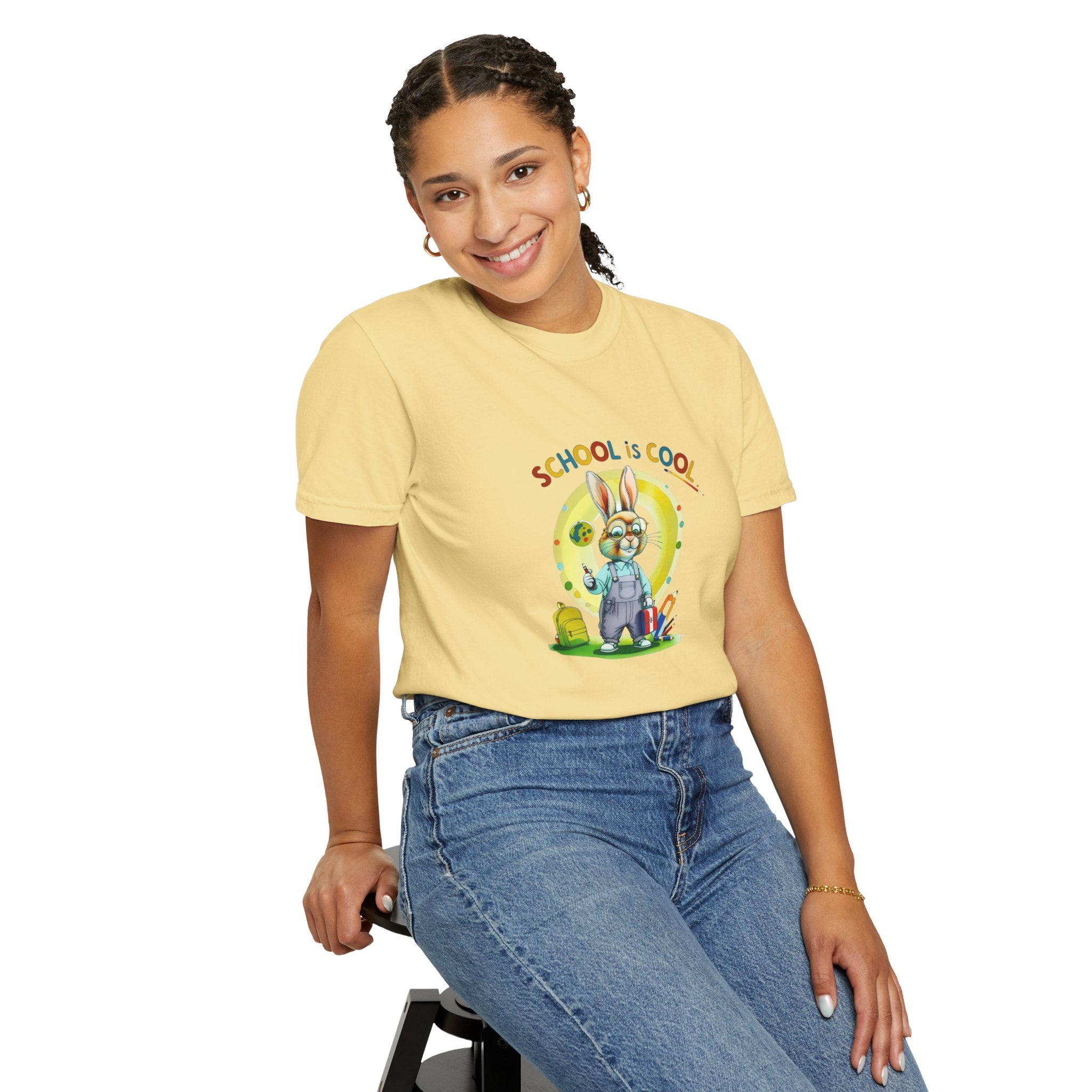 School is Cool Unisex Garment-Dyed Tee