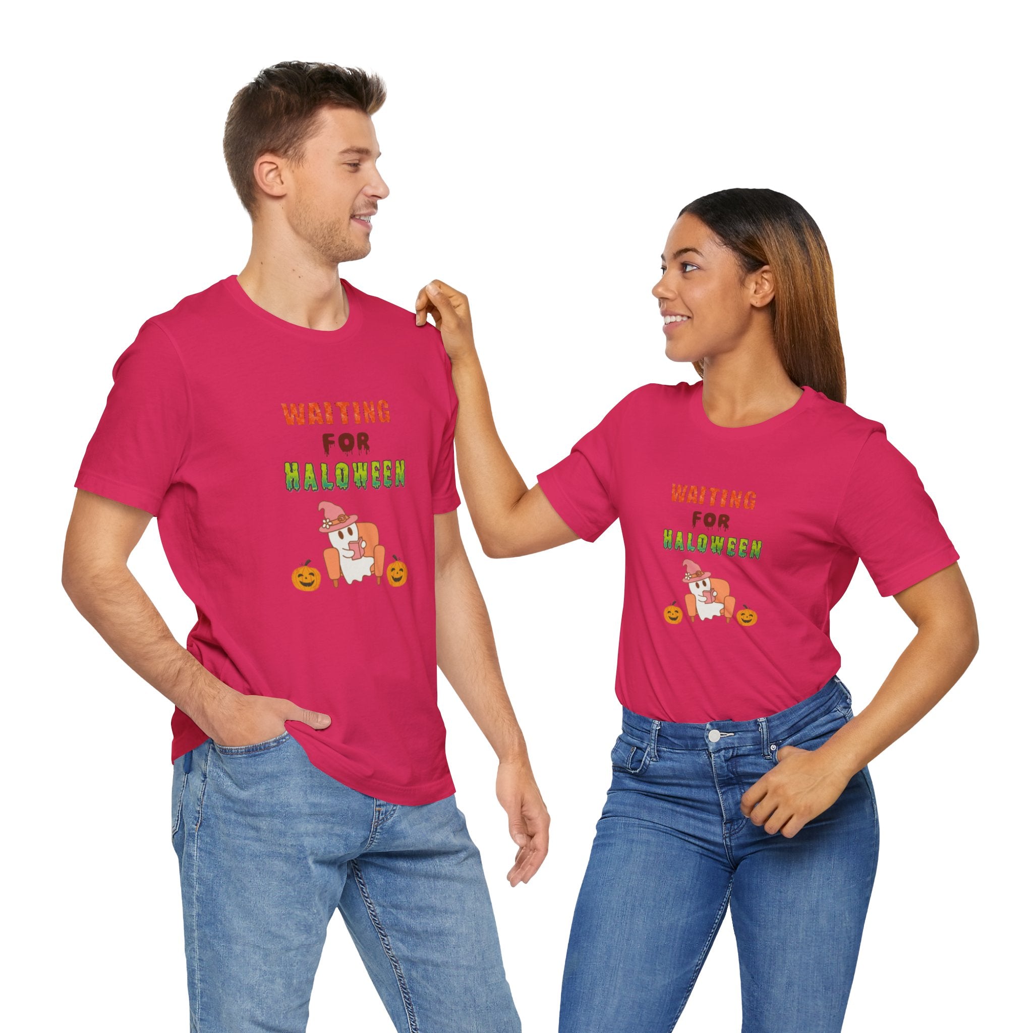 Waiting For Halloween Unisex Jersey Short Sleeve Tee