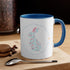 Happy Easter Rabbit Day Accent Coffee Mug, 11oz
