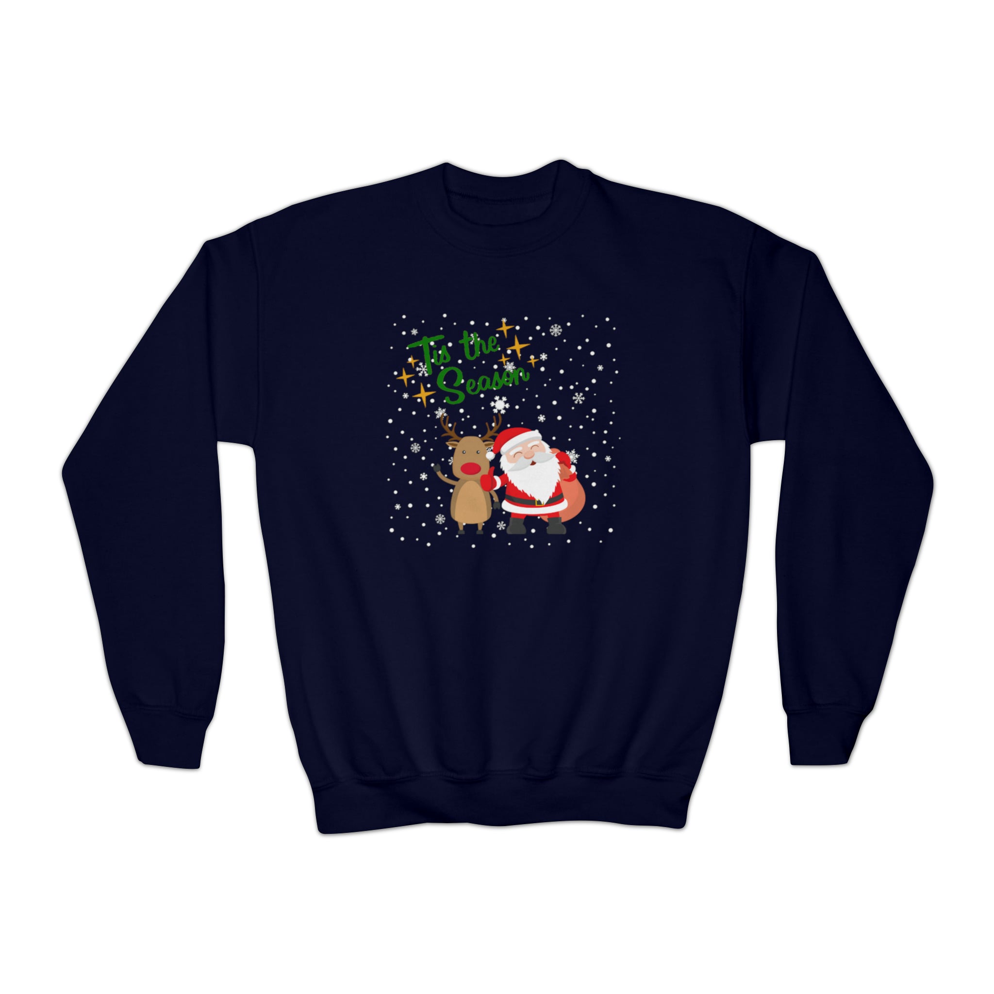 Tis The Season Youth Crewneck Sweatshirt