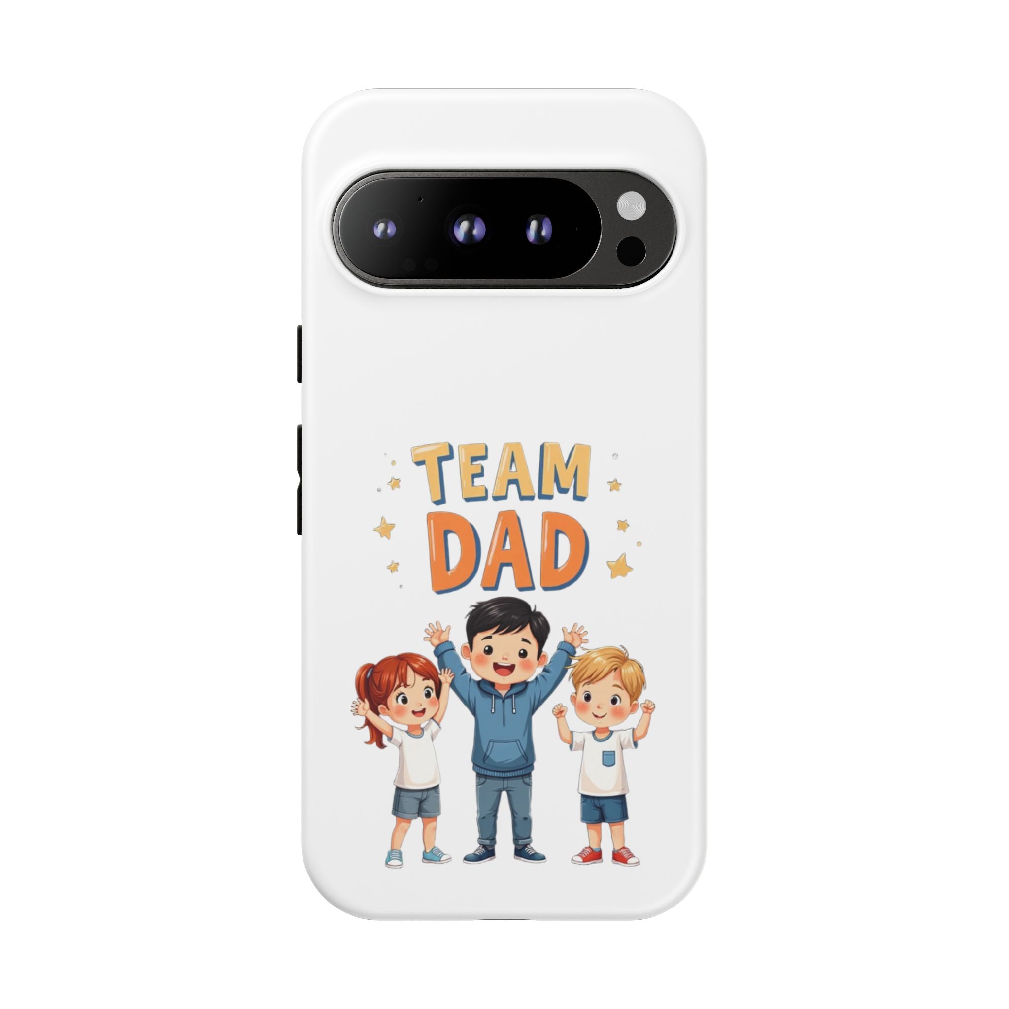 Team Dad Phone Case, Fun Gift for Fathers, Durable Phone Protector, Cute Dad Team Merchandise, Father's Day Special