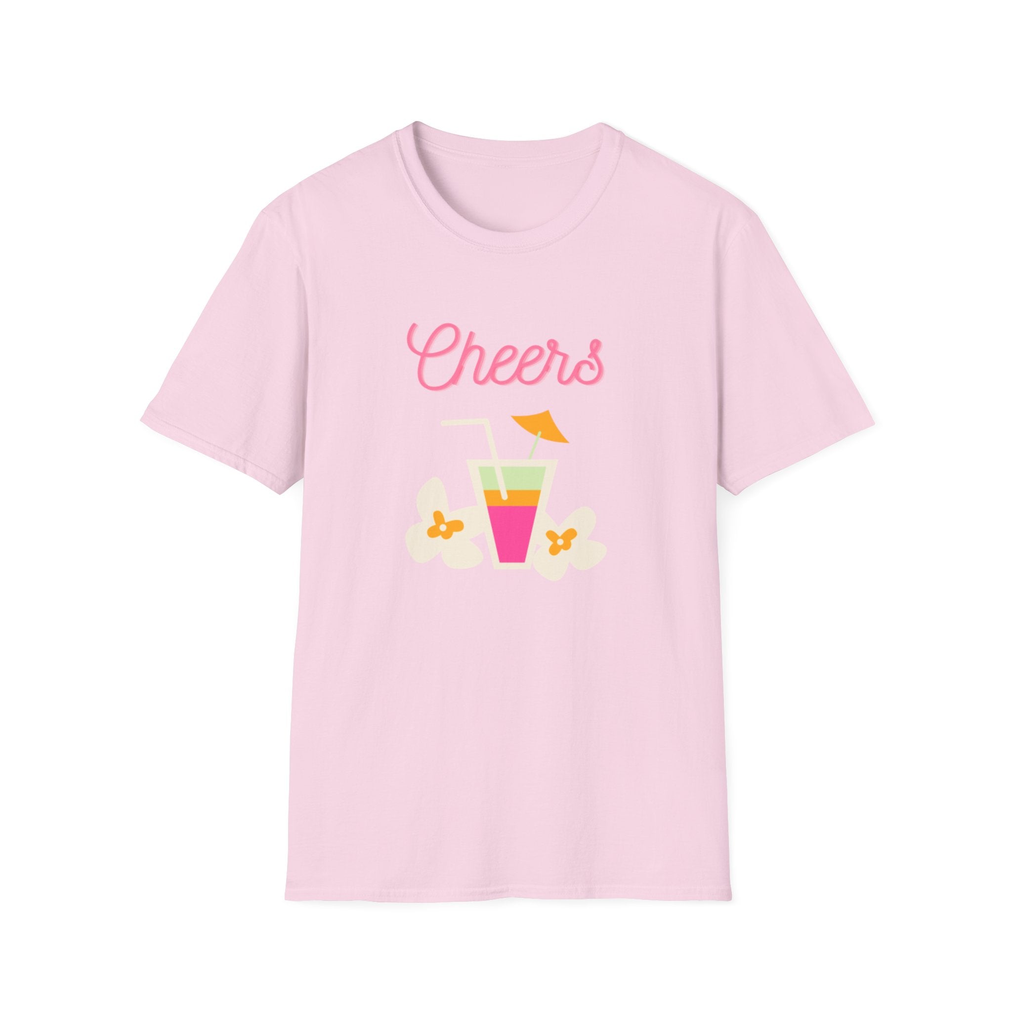 Cheers To Summer Unisex Softstyle T-Shirt