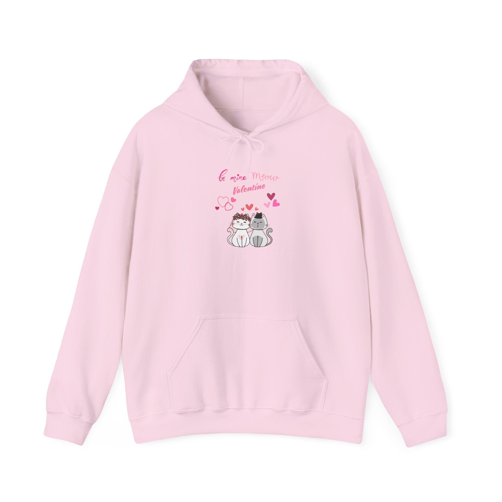 Meow Valentine's Day Unisex Heavy Blend™ Hooded Sweatshirt