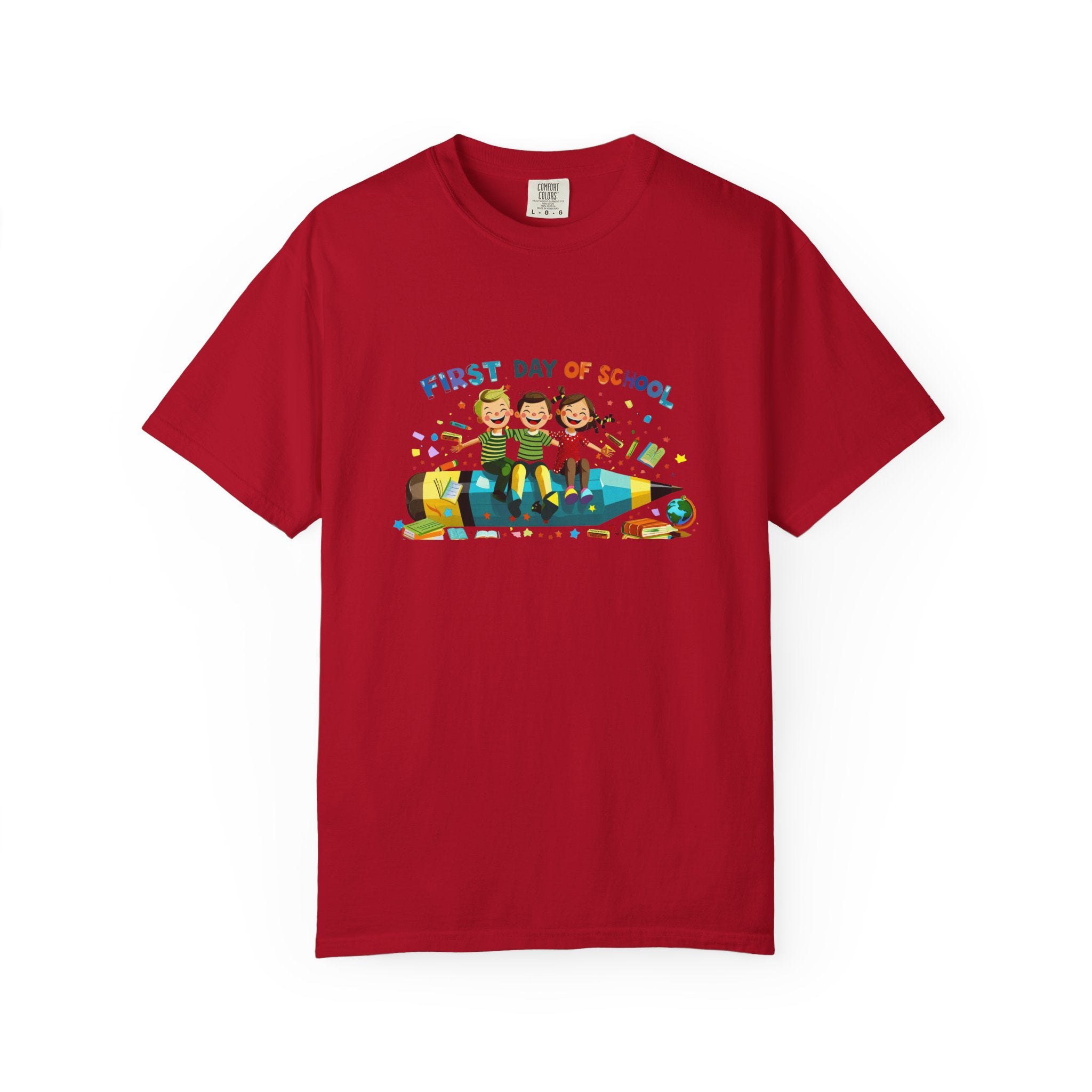 First Day of School Unisex Garment-Dyed T-Shirt