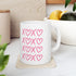 XOXO Ceramic Mug 11oz
