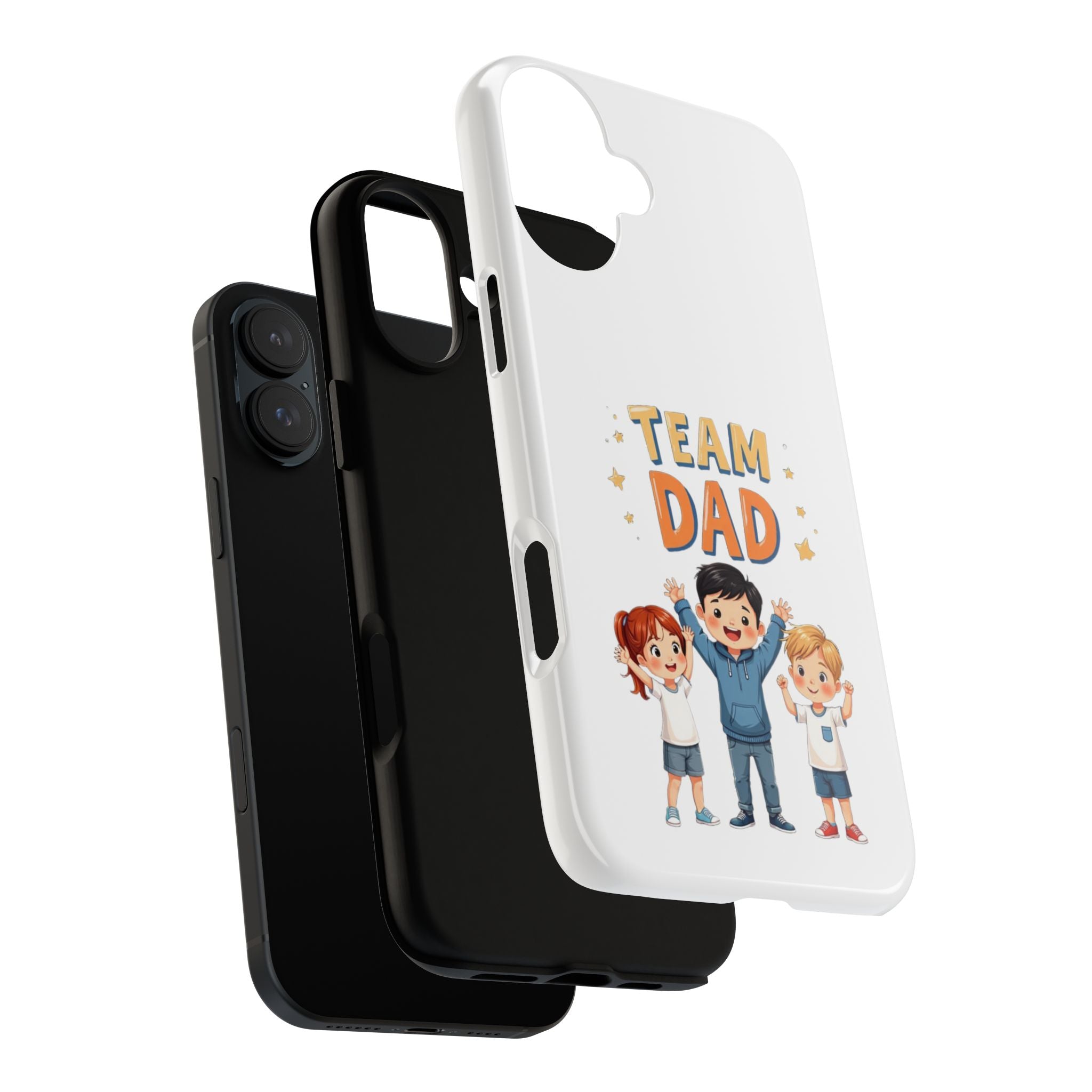 Team Dad Phone Case, Fun Gift for Fathers, Durable Phone Protector, Cute Dad Team Merchandise, Father's Day Special
