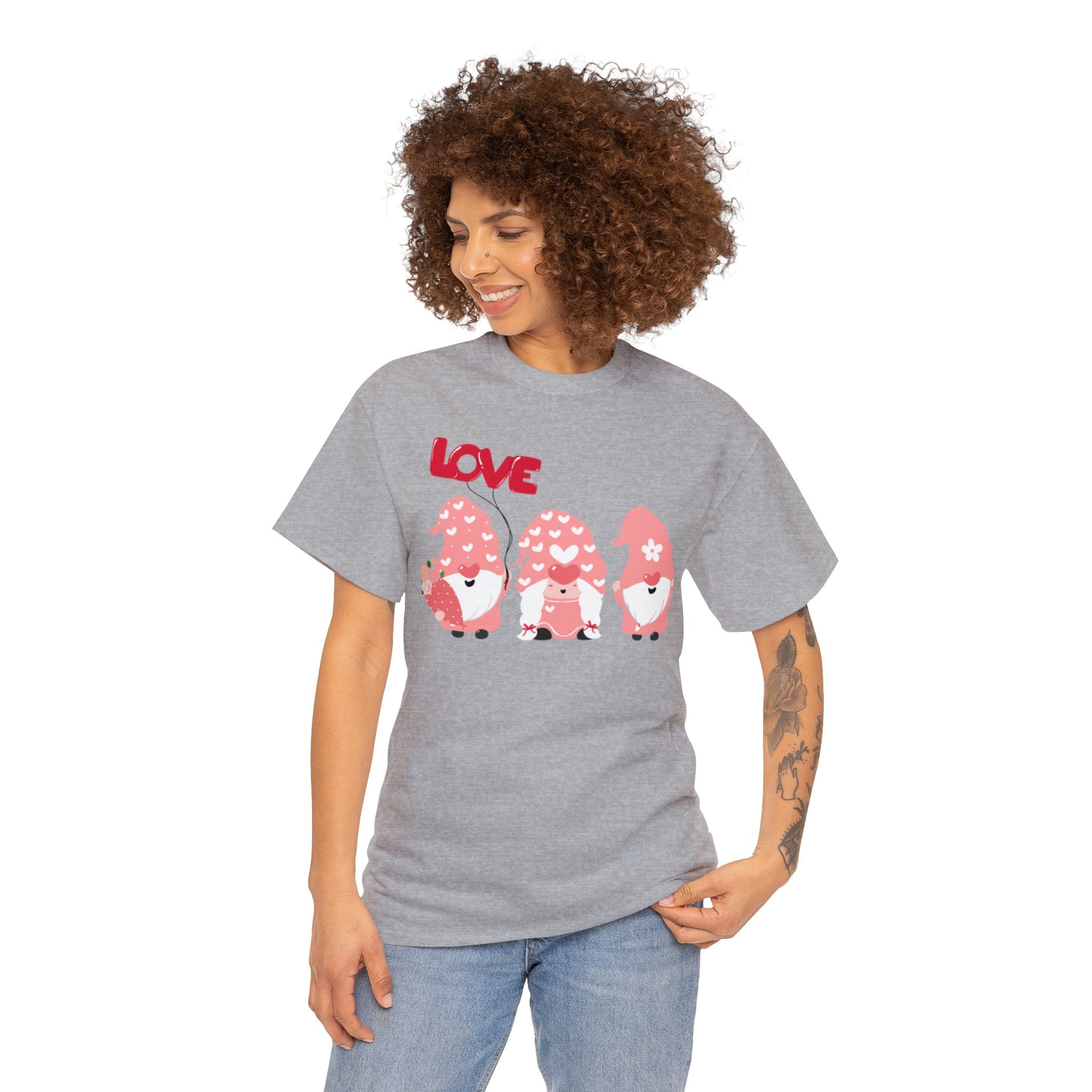 Love Gnome Day Unisex Heavy Cotton Tee