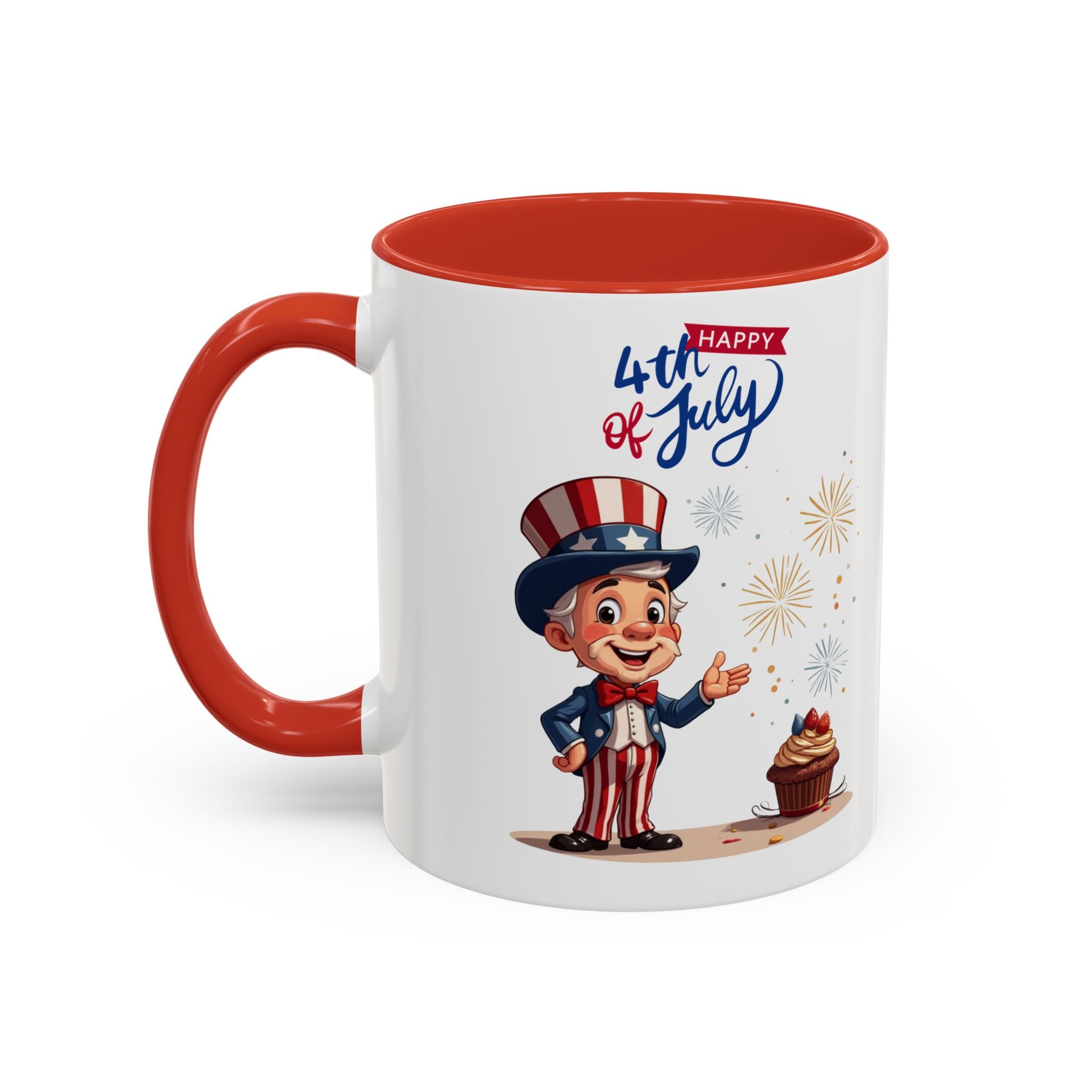 Uncle Sam Happy 4th of July Coffee Mug