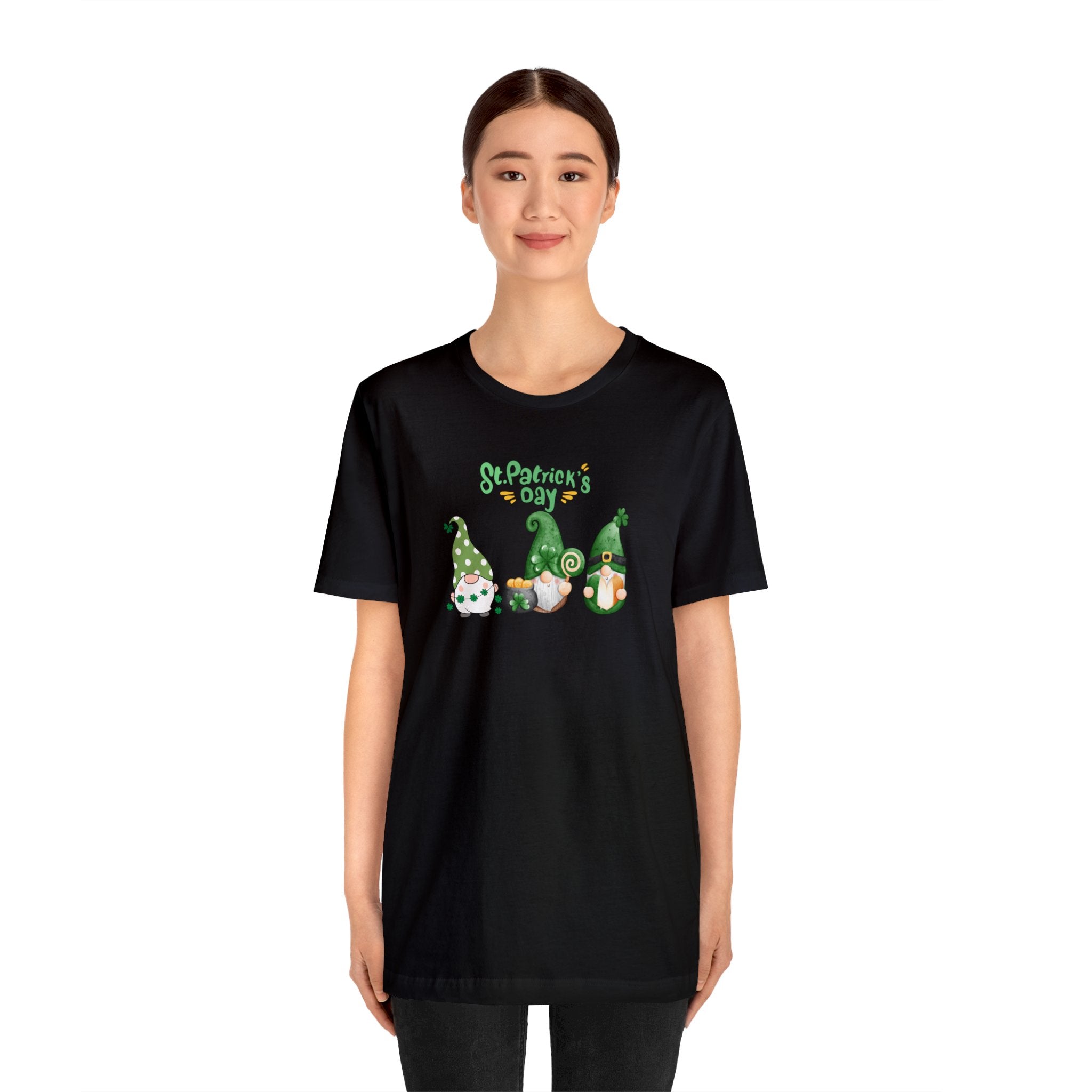 St. Patty's Day Gnome Unisex Jersey Short Sleeve Tee