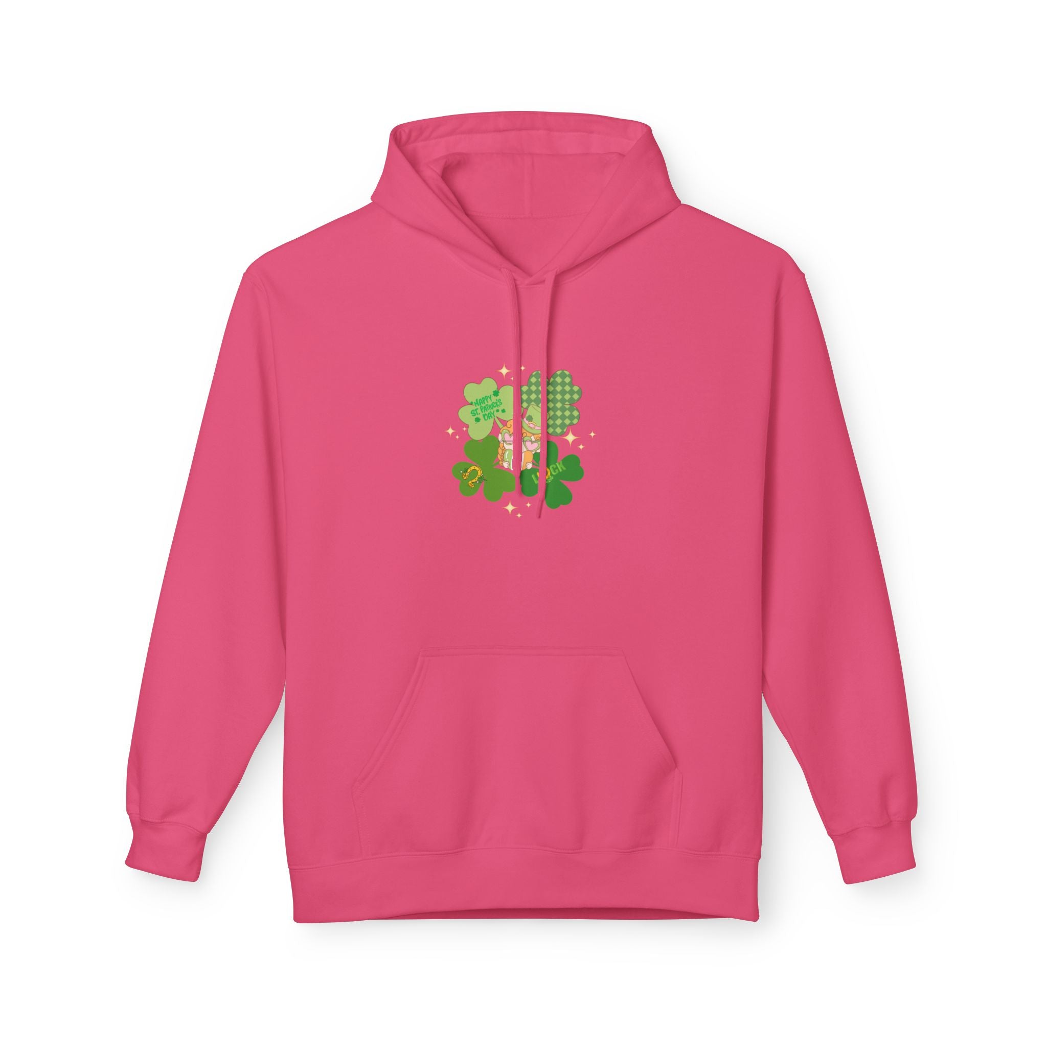 Retro St. Paddy's Day Fleece Hoodie - Unisex