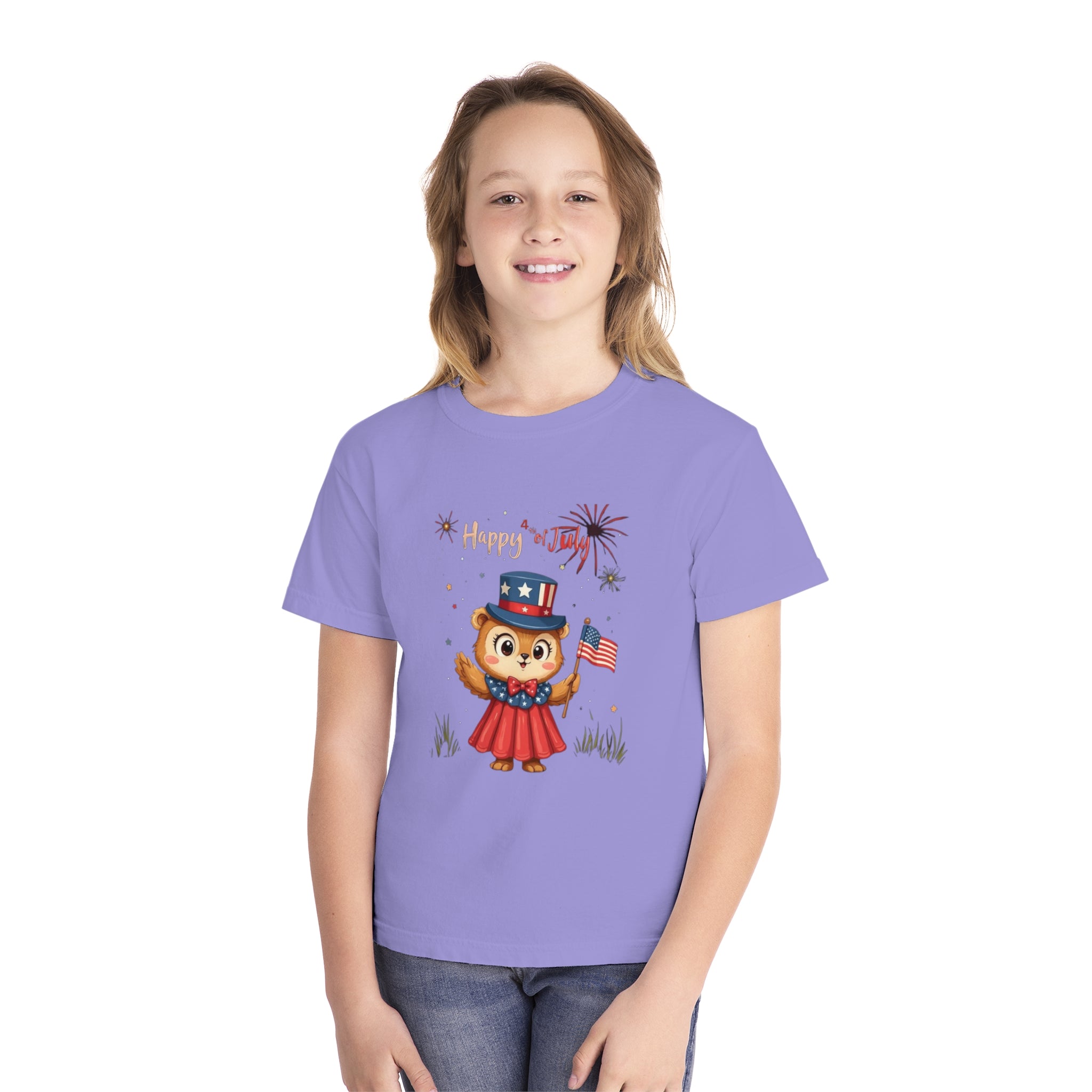 Happy Independence Day Youth Midweight Tee