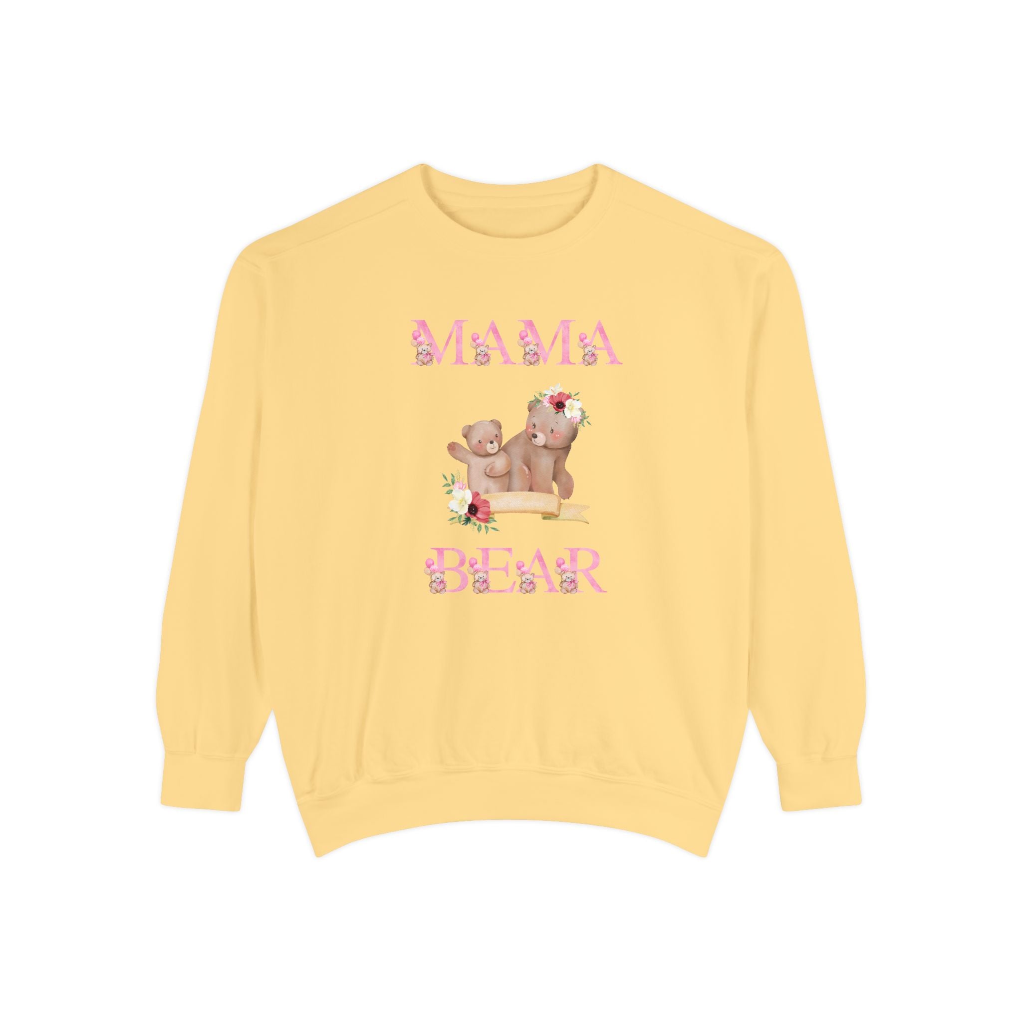 Mama Bear Unisex Garment-Dyed Sweatshirt