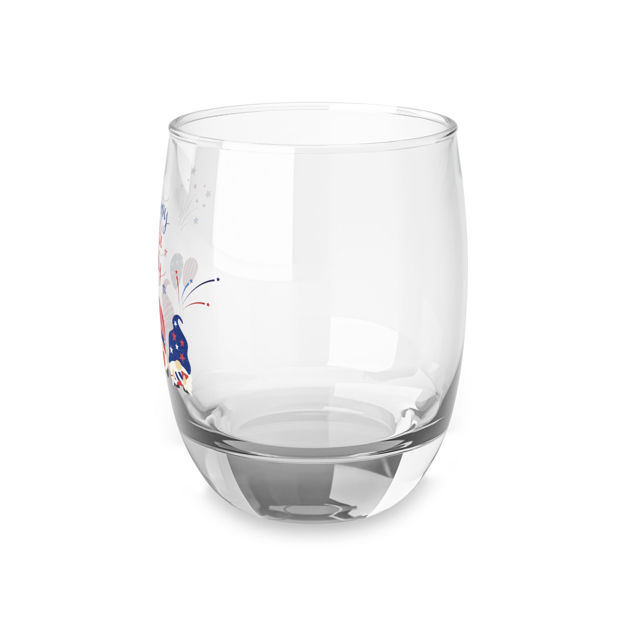 Happy 4th Of July Gnome Whiskey Glass