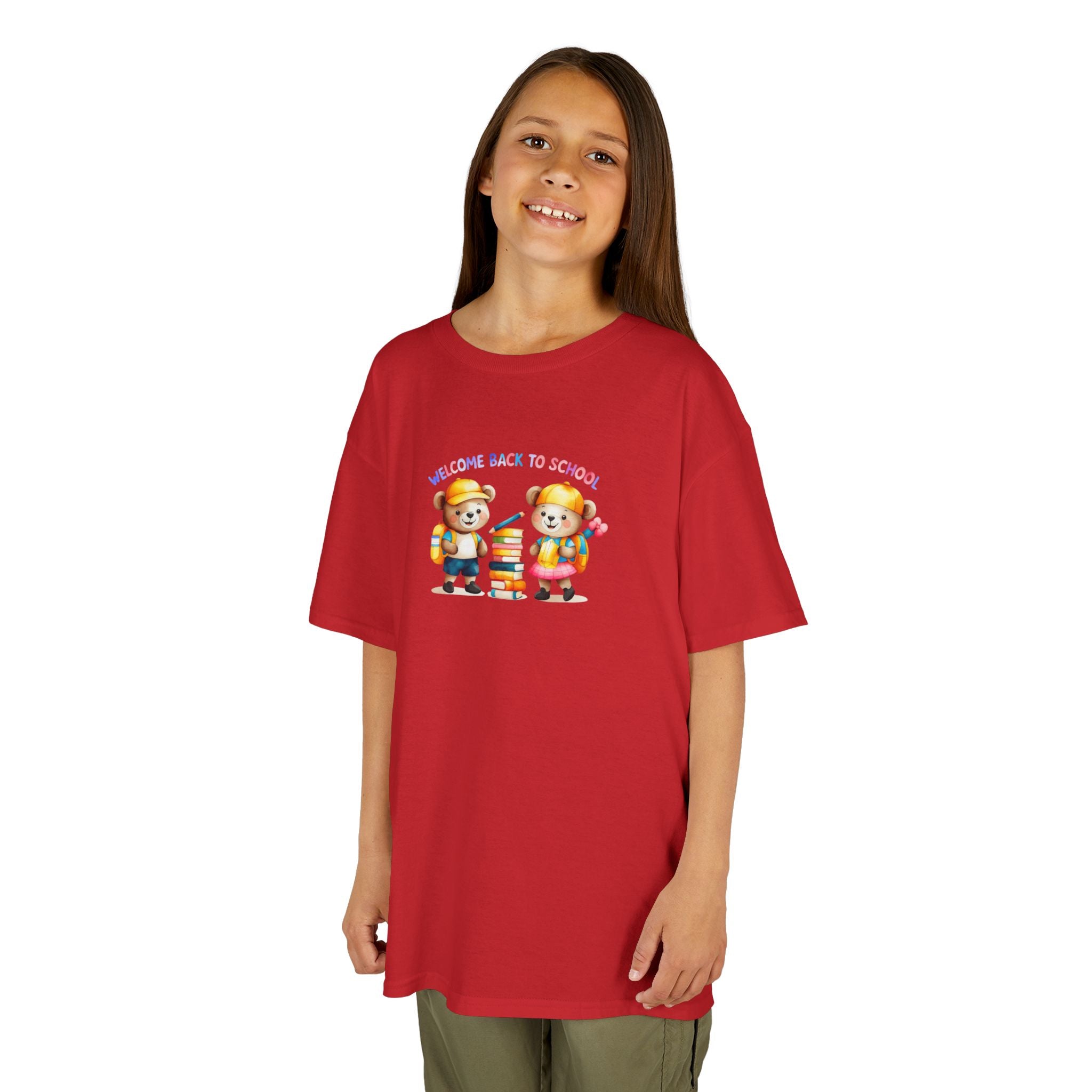 Welcome Back to School Kids Heavy Cotton Tee