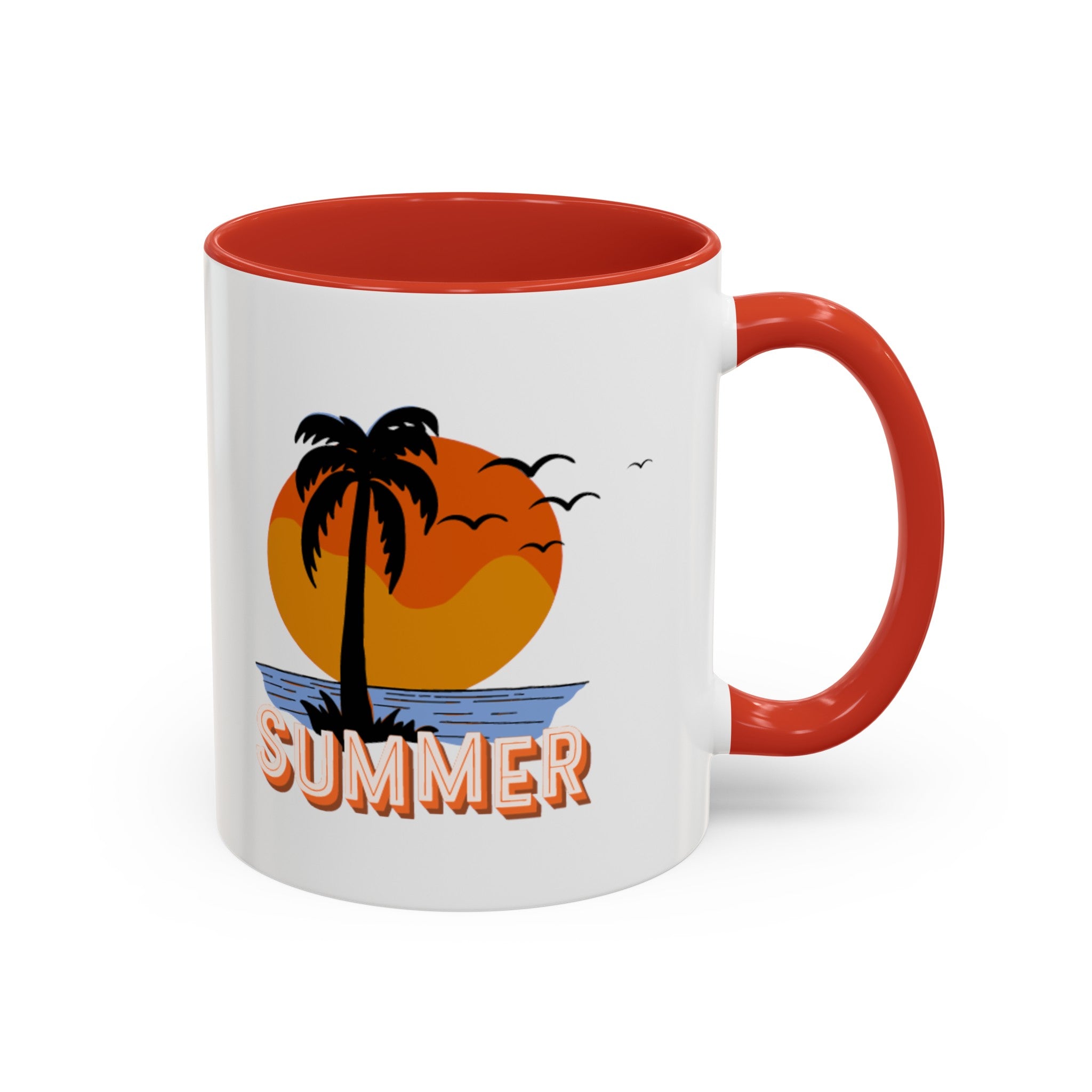 Summer Sunset Accent Coffee Mug (11, 15oz)