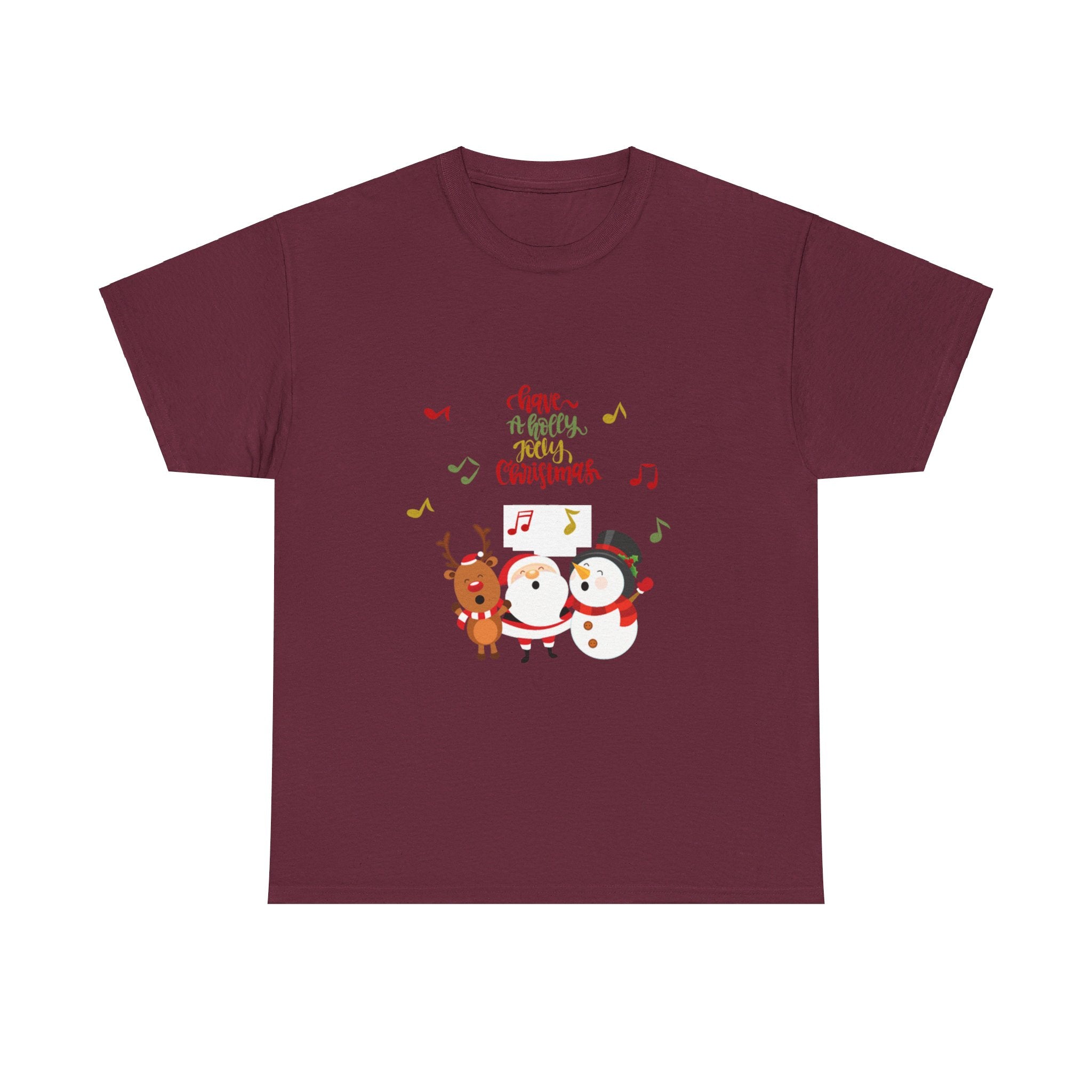 Have A Holly Jolly Christmas Unisex Heavy Cotton Tee