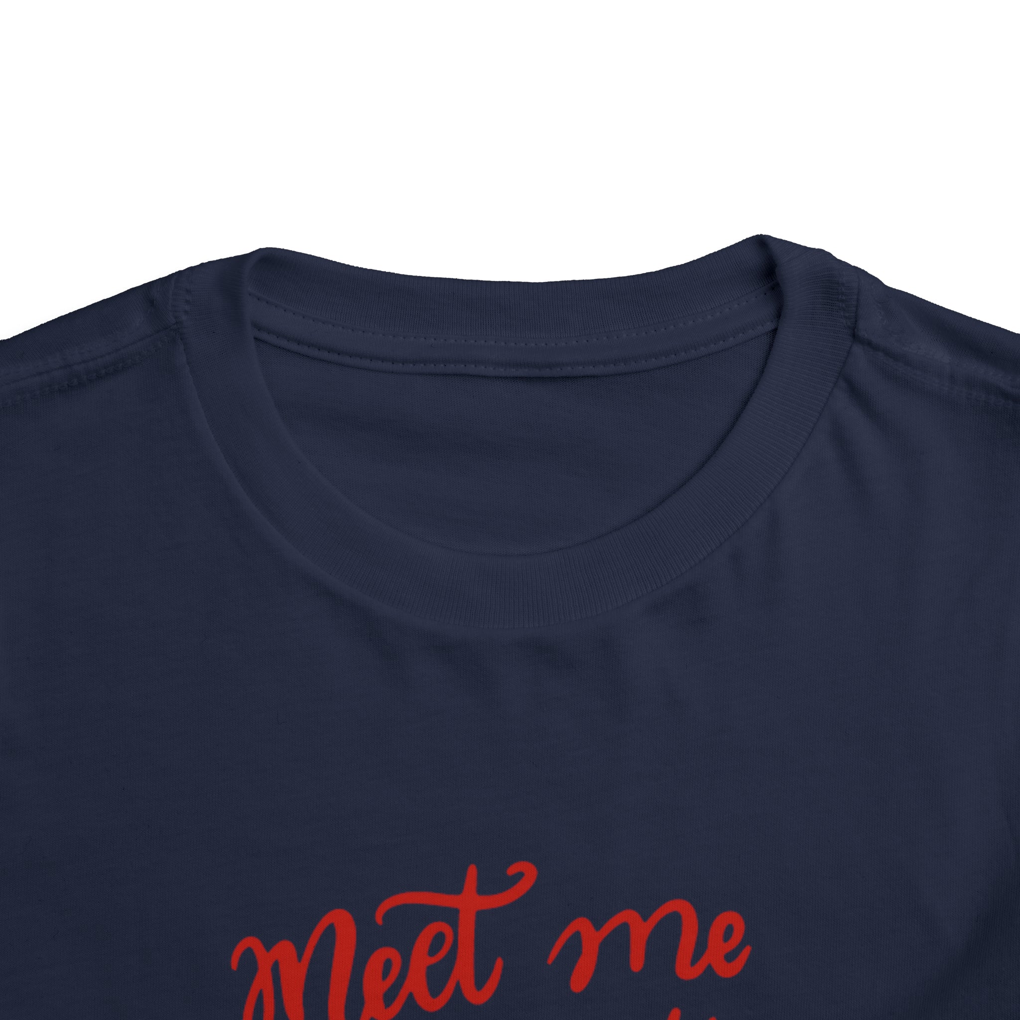 Meet Me Under The Mistletoe Toddler Short Sleeve Tee