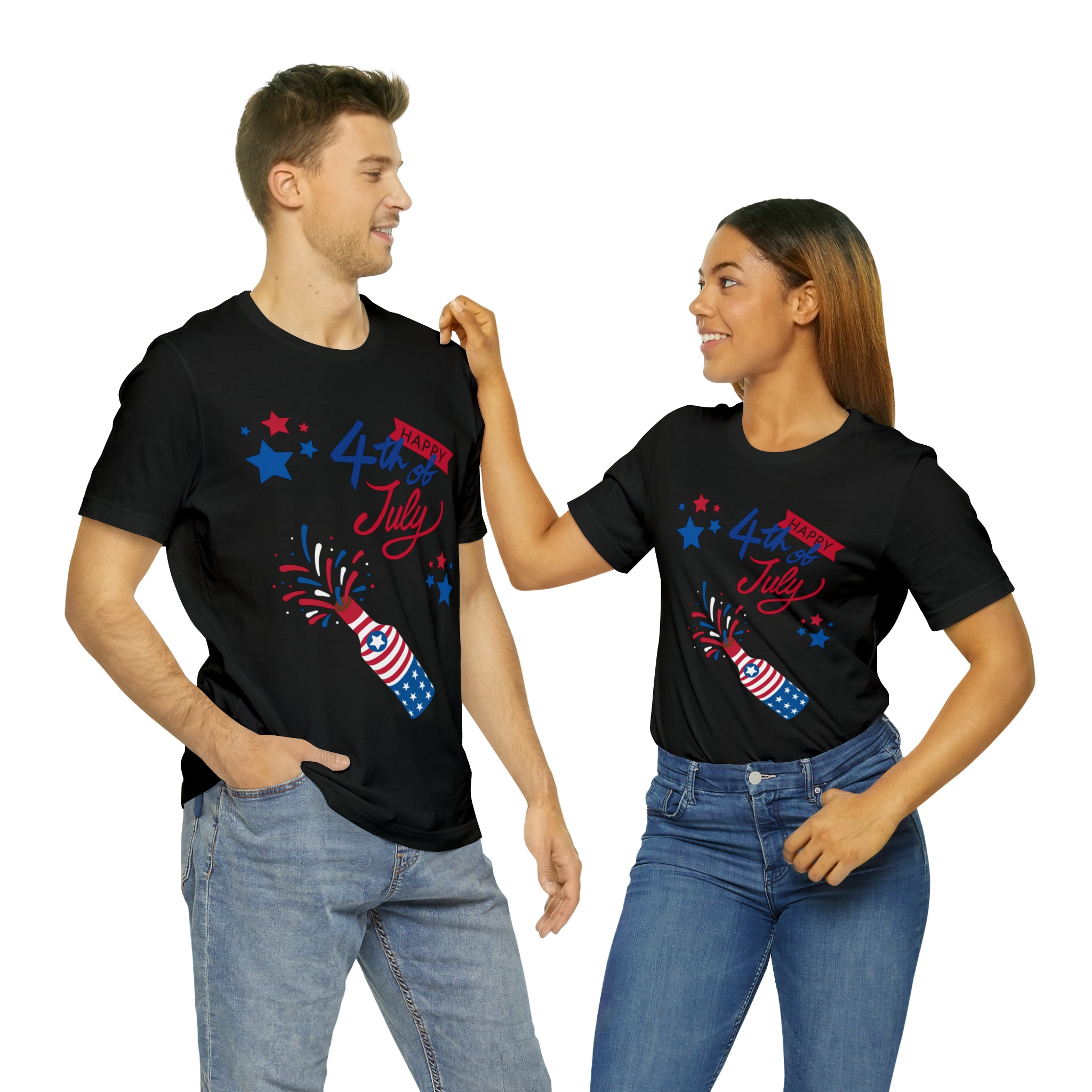 Happy 4th Of July Celebration Unisex Jersey Short Sleeve Tee