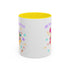 Little Miss April Fool's  Day Accent Coffee Mug - Fun & Whimsical 11oz/15oz