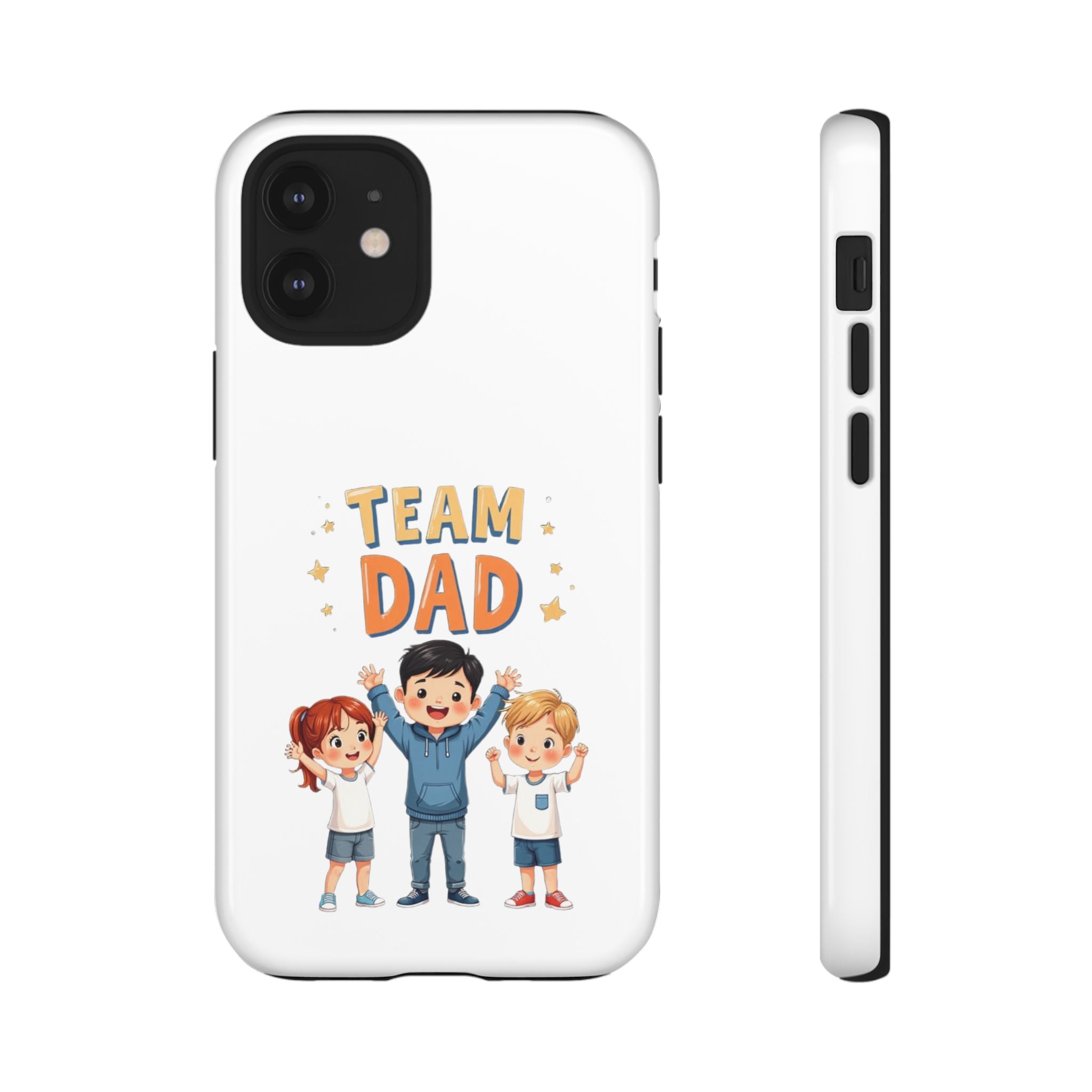 Team Dad Phone Case, Fun Gift for Fathers, Durable Phone Protector, Cute Dad Team Merchandise, Father's Day Special