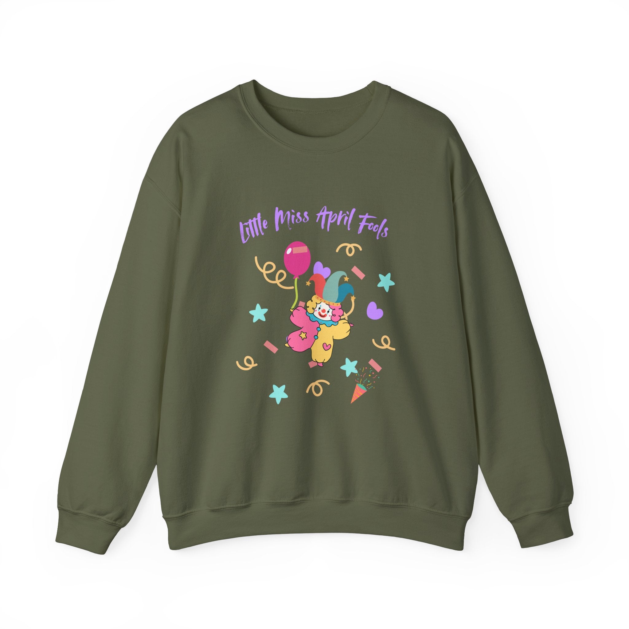 Little Miss April Fool's Day Unisex Heavy Blend™ Crewneck Sweatshirt