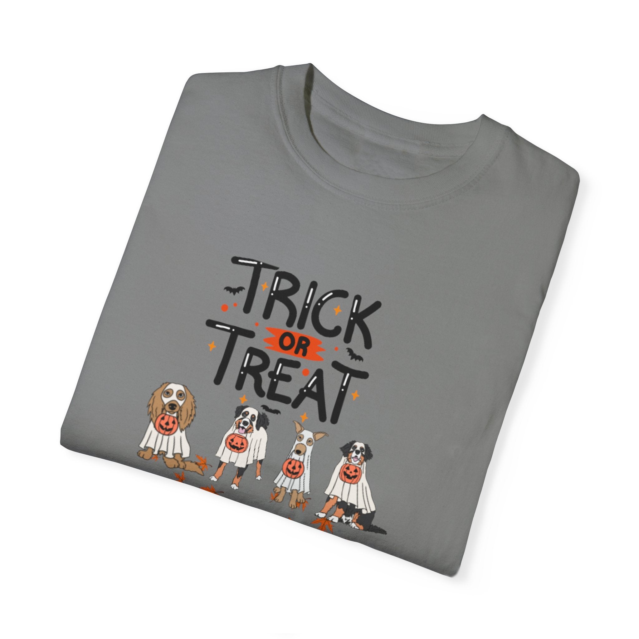 Pooch Trick or Treat Unisex Garment-Dyed T-shirt