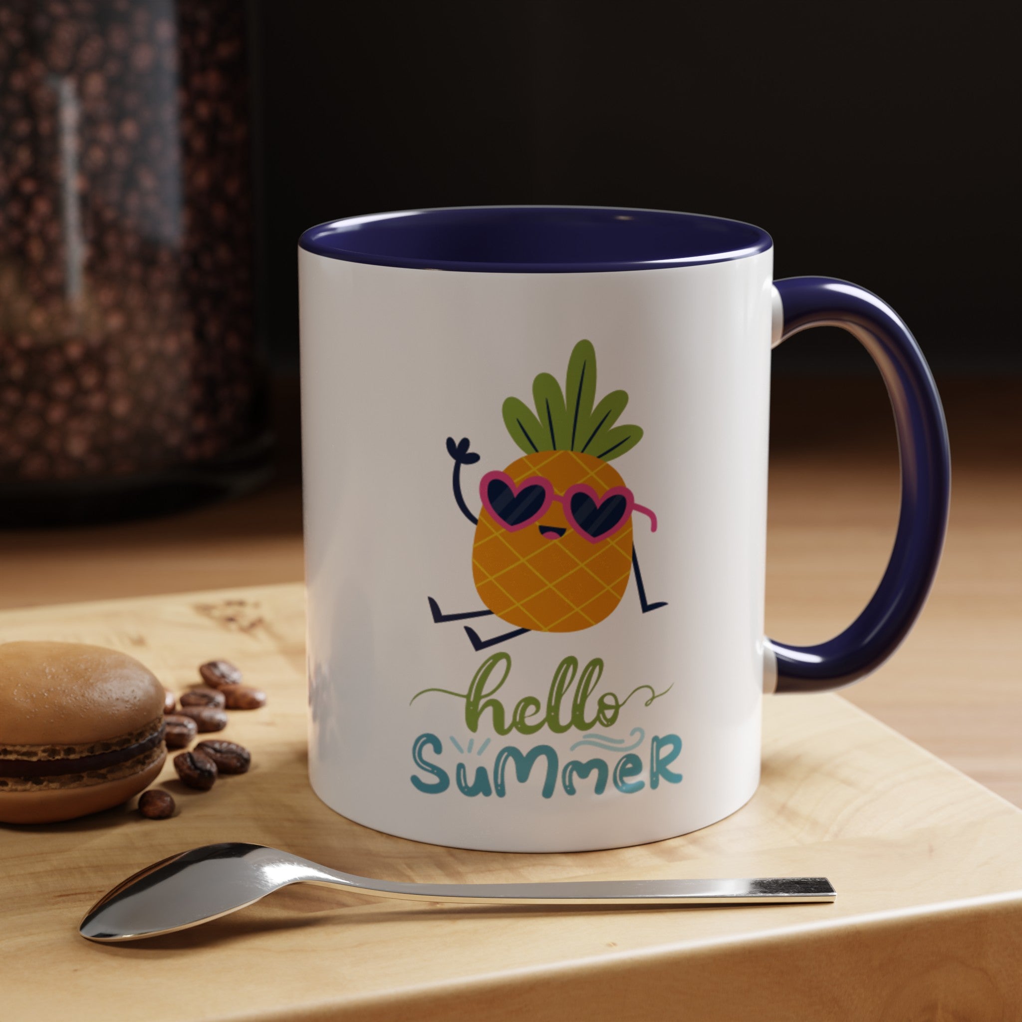 Hello Summer Fun Accent Coffee Mug (11, 15oz)