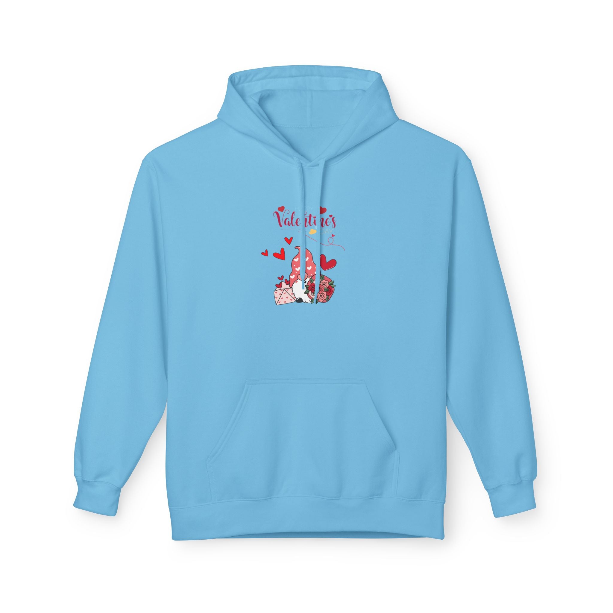 Gnome Valentine's Day Unisex Midweight Softstyle Fleece Hoodie