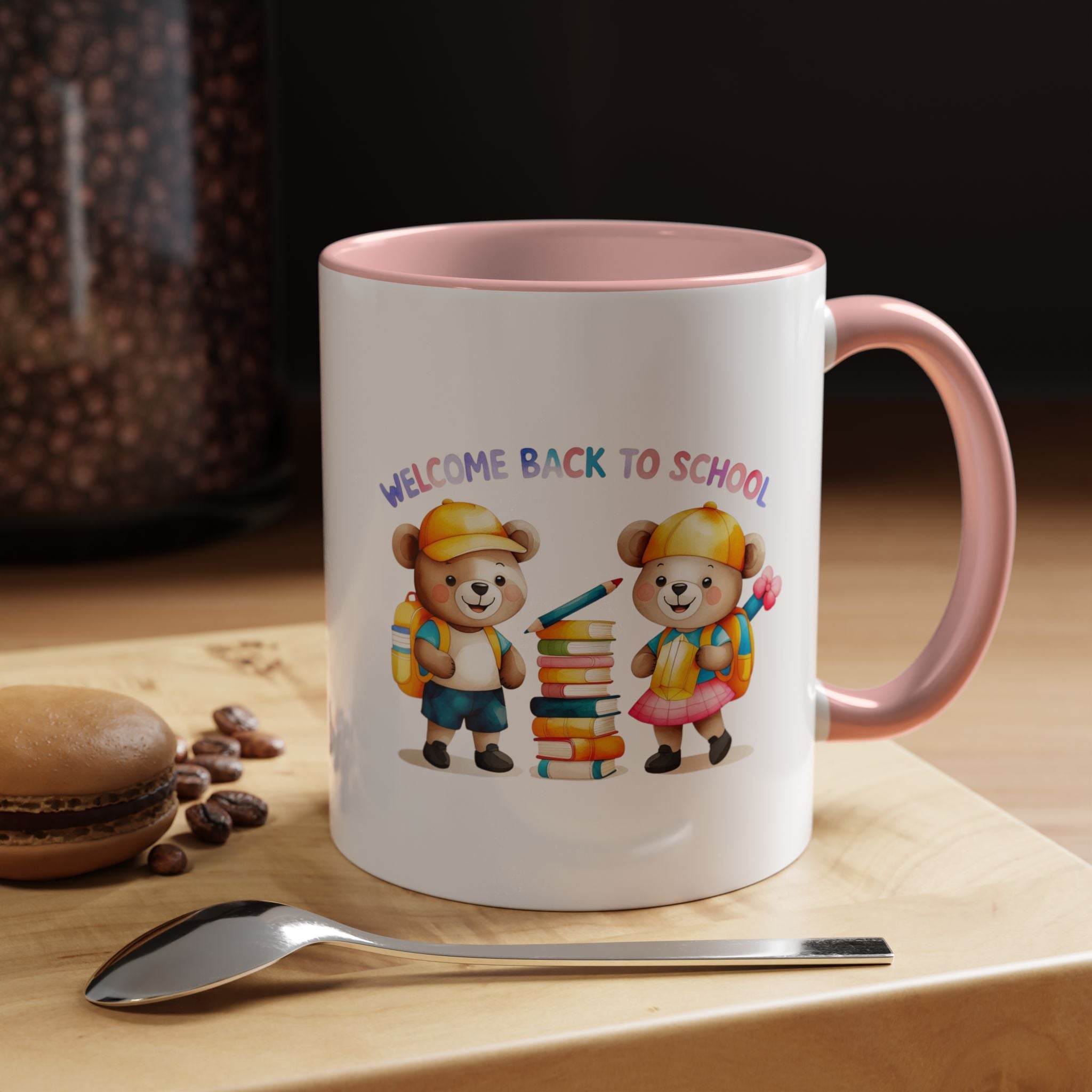 Welcome Back to School Bear Coffee Mug - 11oz, 15oz