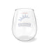 God Bless America Stemless Wine Glass, 11.75oz