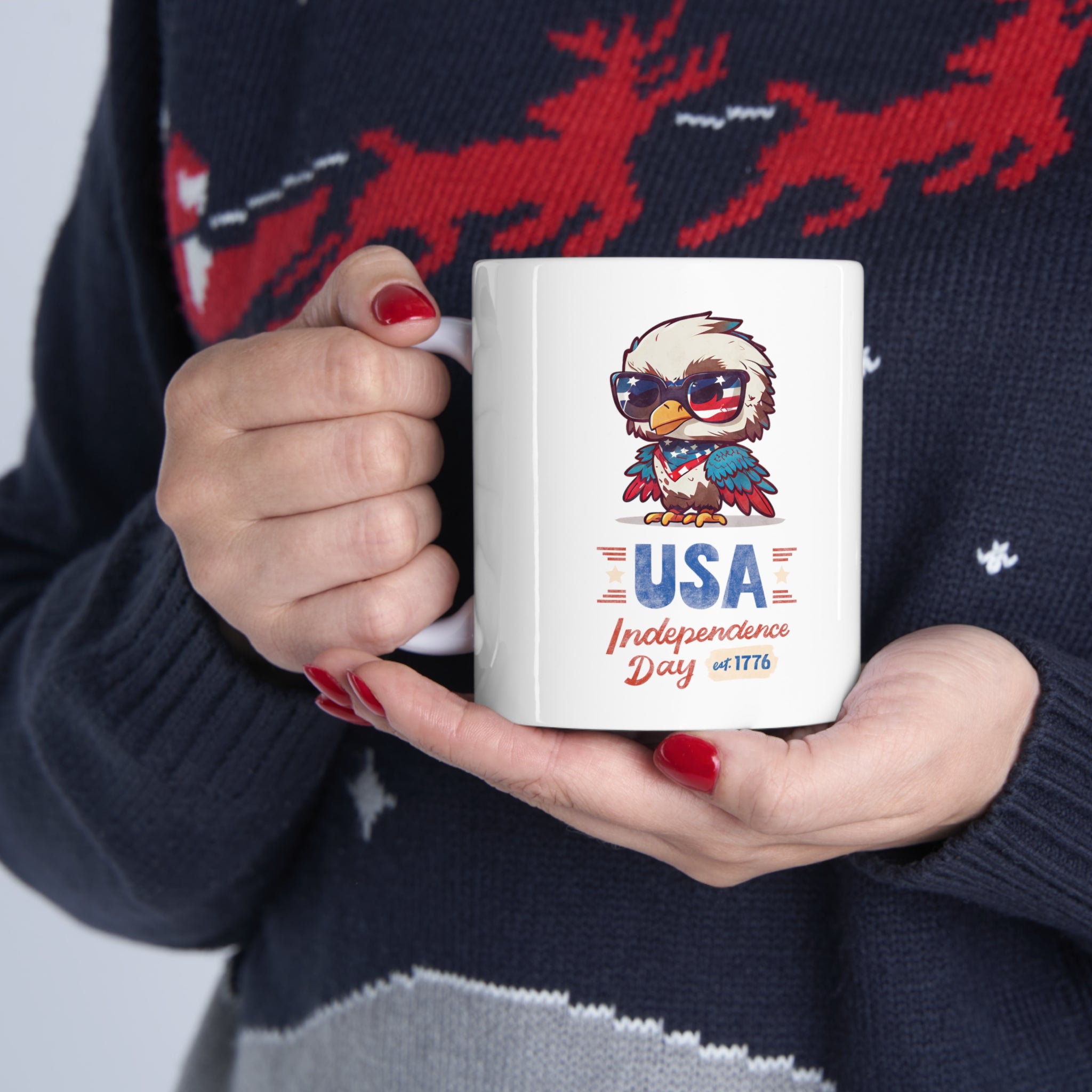 USA Independence Day Ceramic Mug 11oz