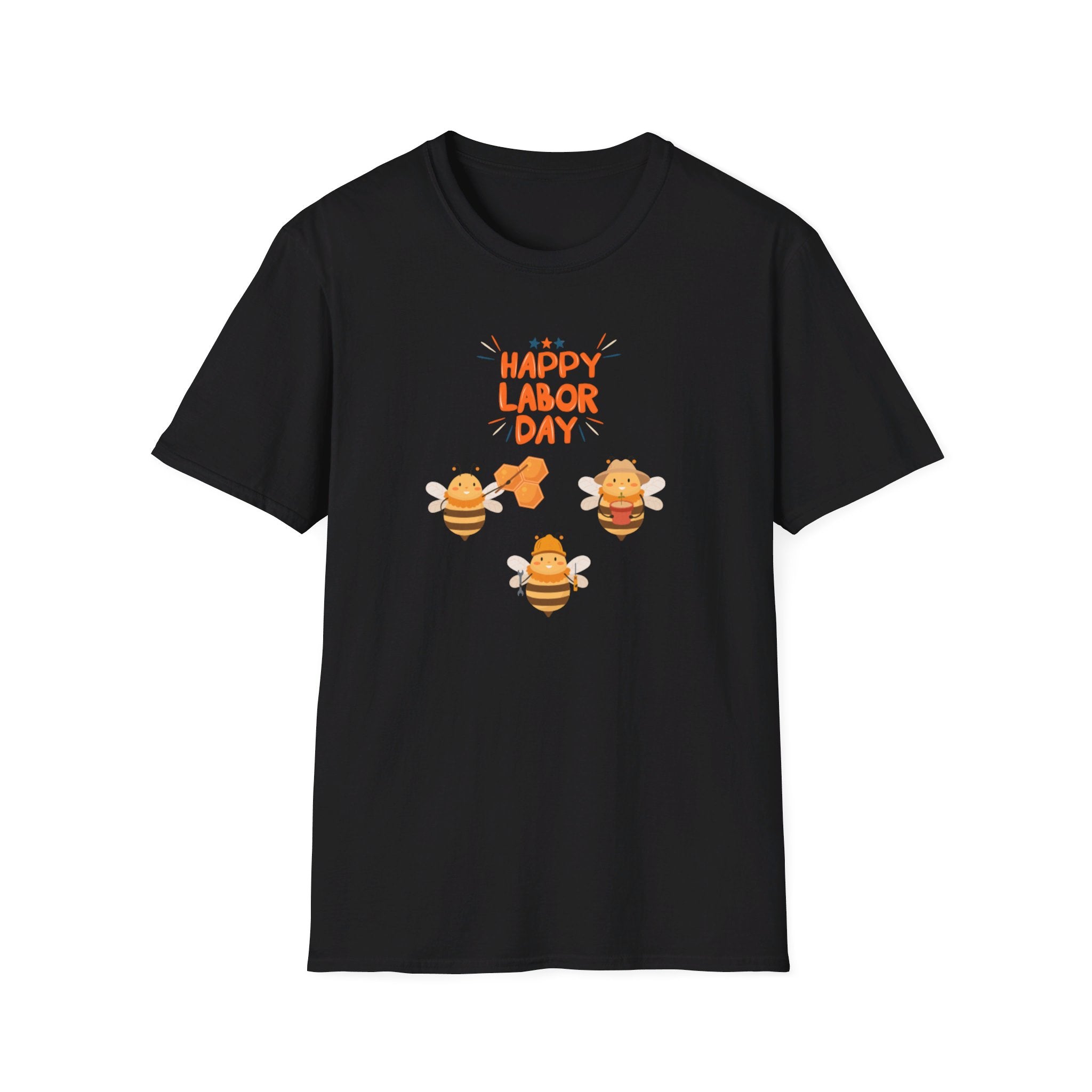 Bee Labor Day Unisex Softstyle T-Shirt