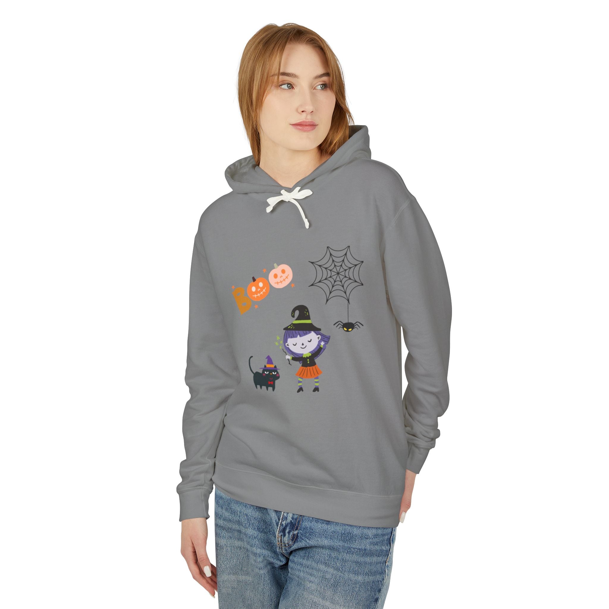 Boo Party Unisex Lightweight Hooded Sweatshirt